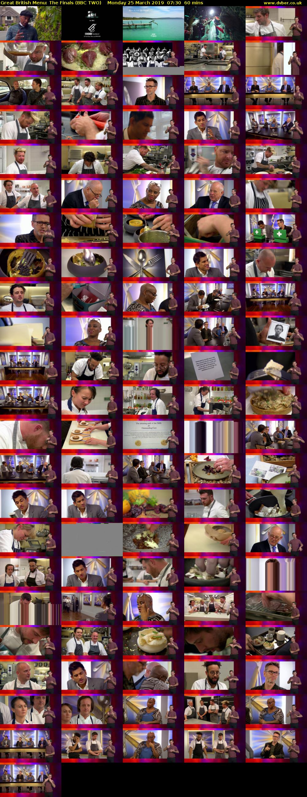 Great British Menu: The Finals (BBC TWO) Monday 25 March 2019 07:30 - 08:30