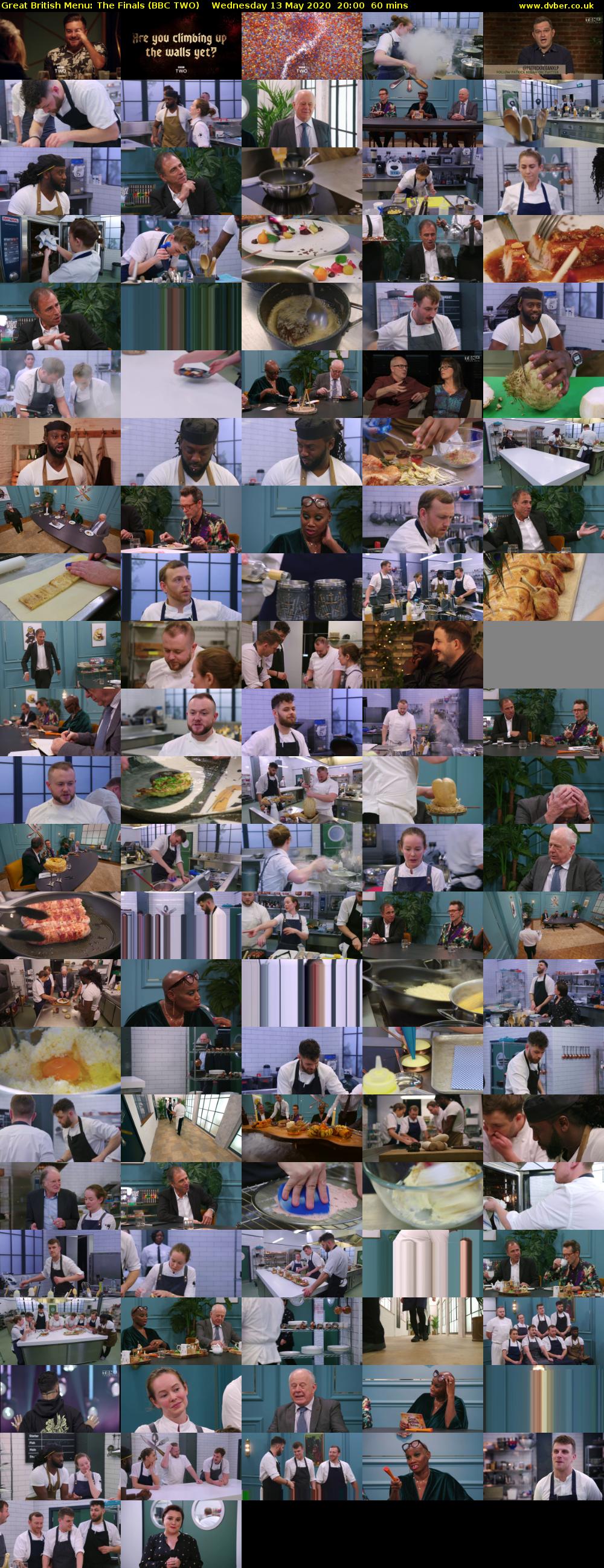 Great British Menu: The Finals (BBC TWO) Wednesday 13 May 2020 20:00 - 21:00