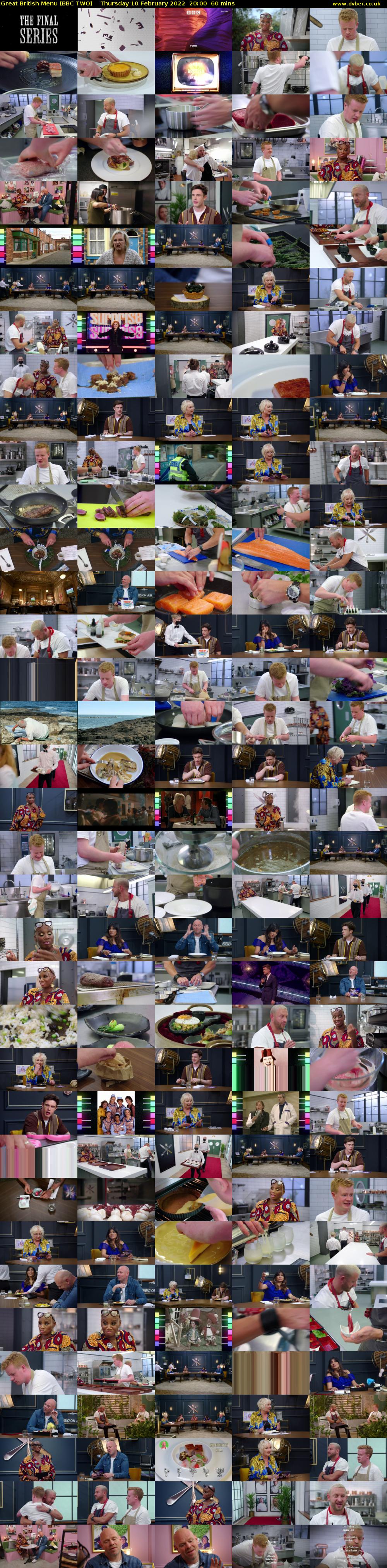 Great British Menu (BBC TWO) Thursday 10 February 2022 20:00 - 21:00