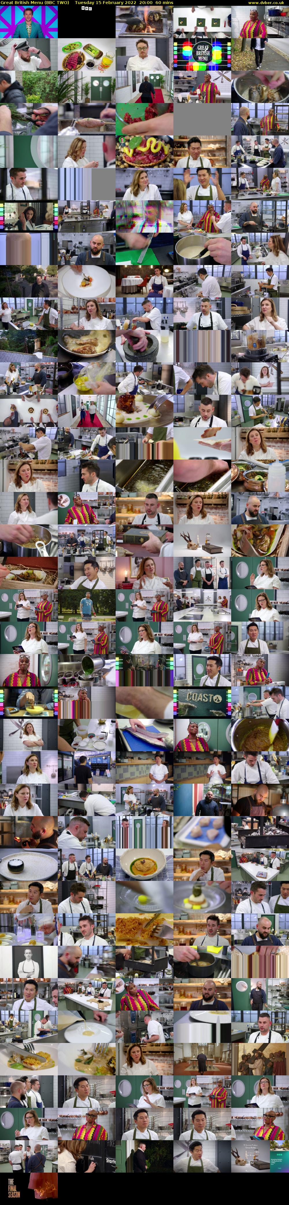 Great British Menu (BBC TWO) Tuesday 15 February 2022 20:00 - 21:00