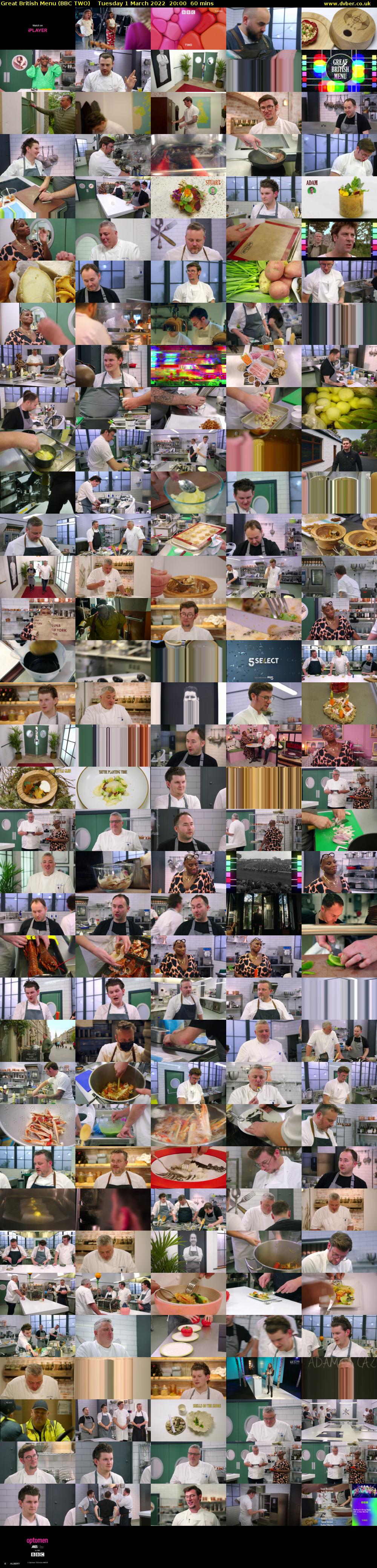 Great British Menu (BBC TWO) Tuesday 1 March 2022 20:00 - 21:00