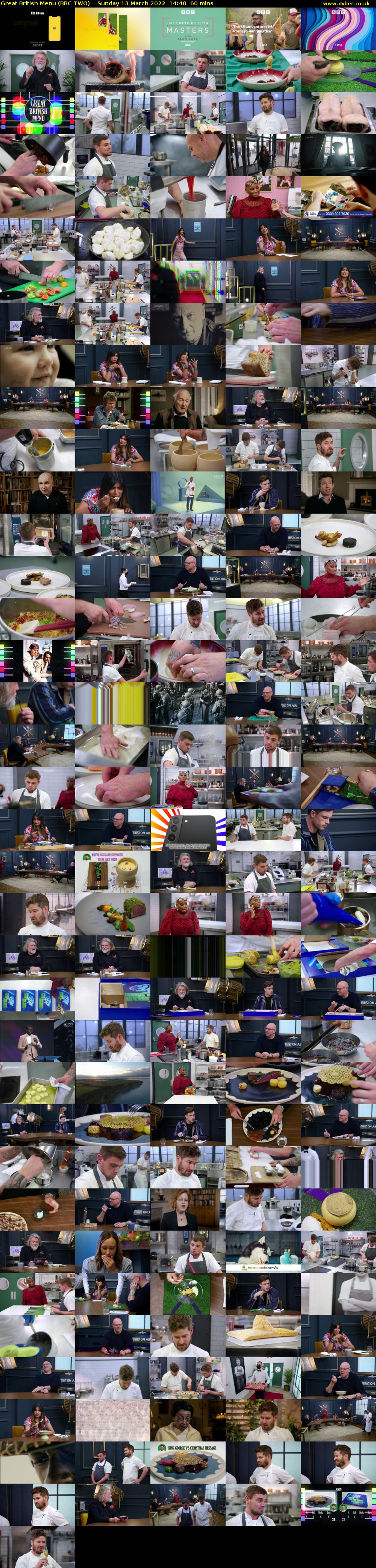 Great British Menu (BBC TWO) Sunday 13 March 2022 14:40 - 15:40
