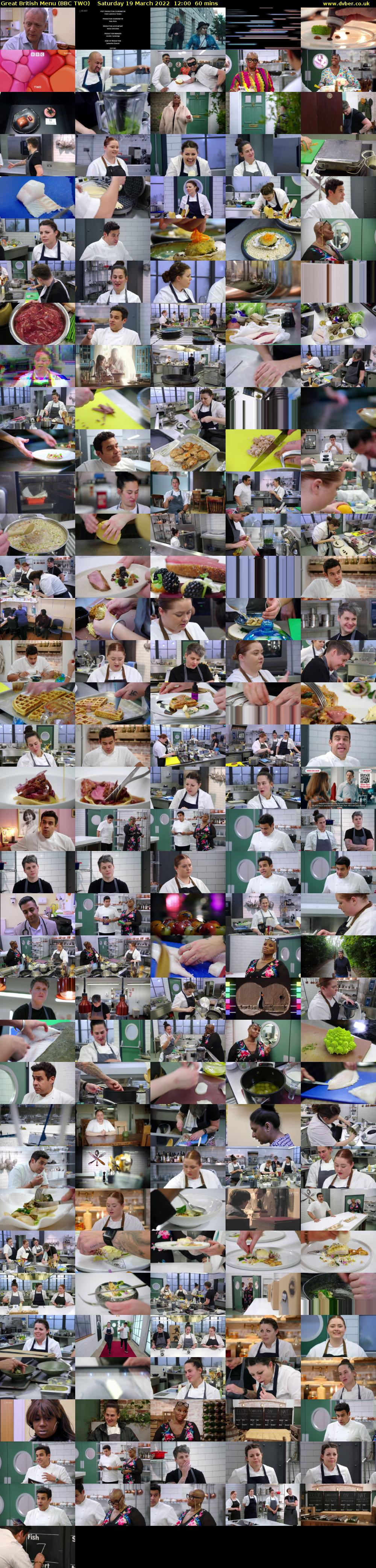 Great British Menu (BBC TWO) Saturday 19 March 2022 12:00 - 13:00