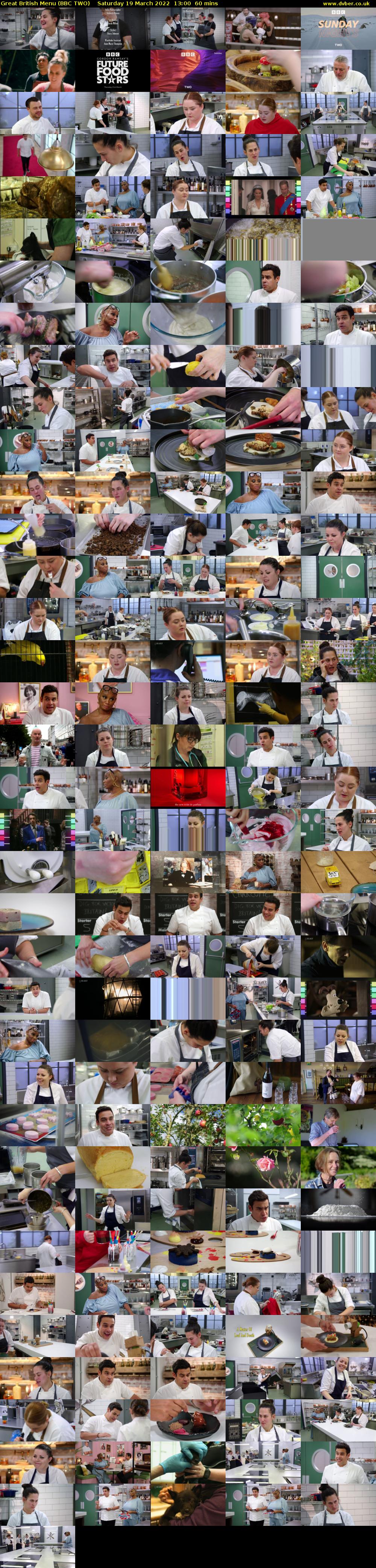 Great British Menu (BBC TWO) Saturday 19 March 2022 13:00 - 14:00