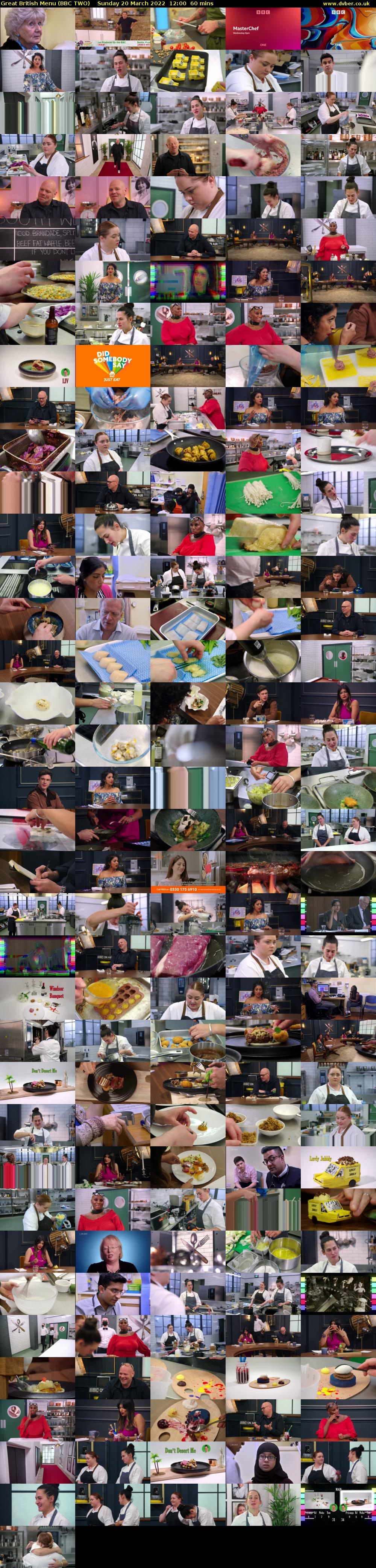 Great British Menu (BBC TWO) Sunday 20 March 2022 12:00 - 13:00