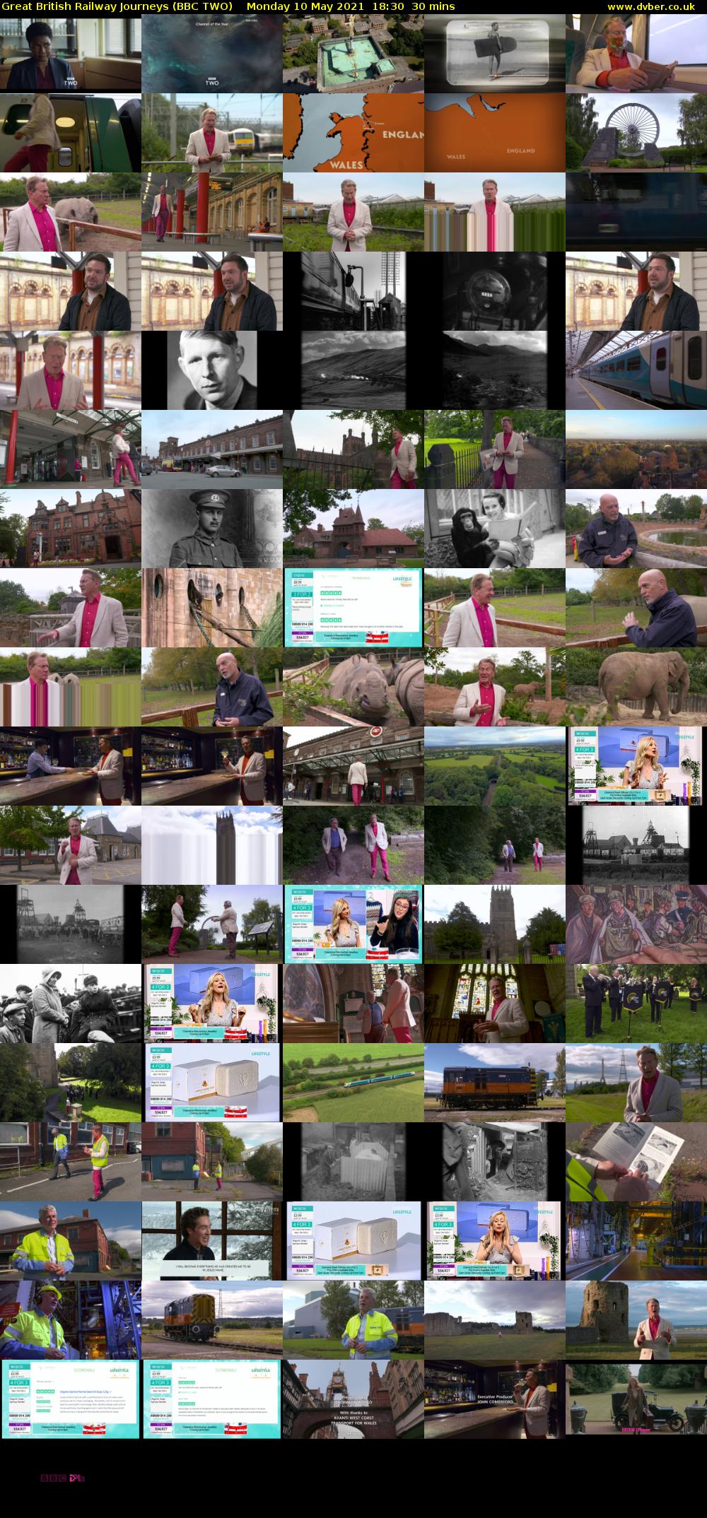 Great British Railway Journeys (BBC TWO) Monday 10 May 2021 18:30 - 19:00