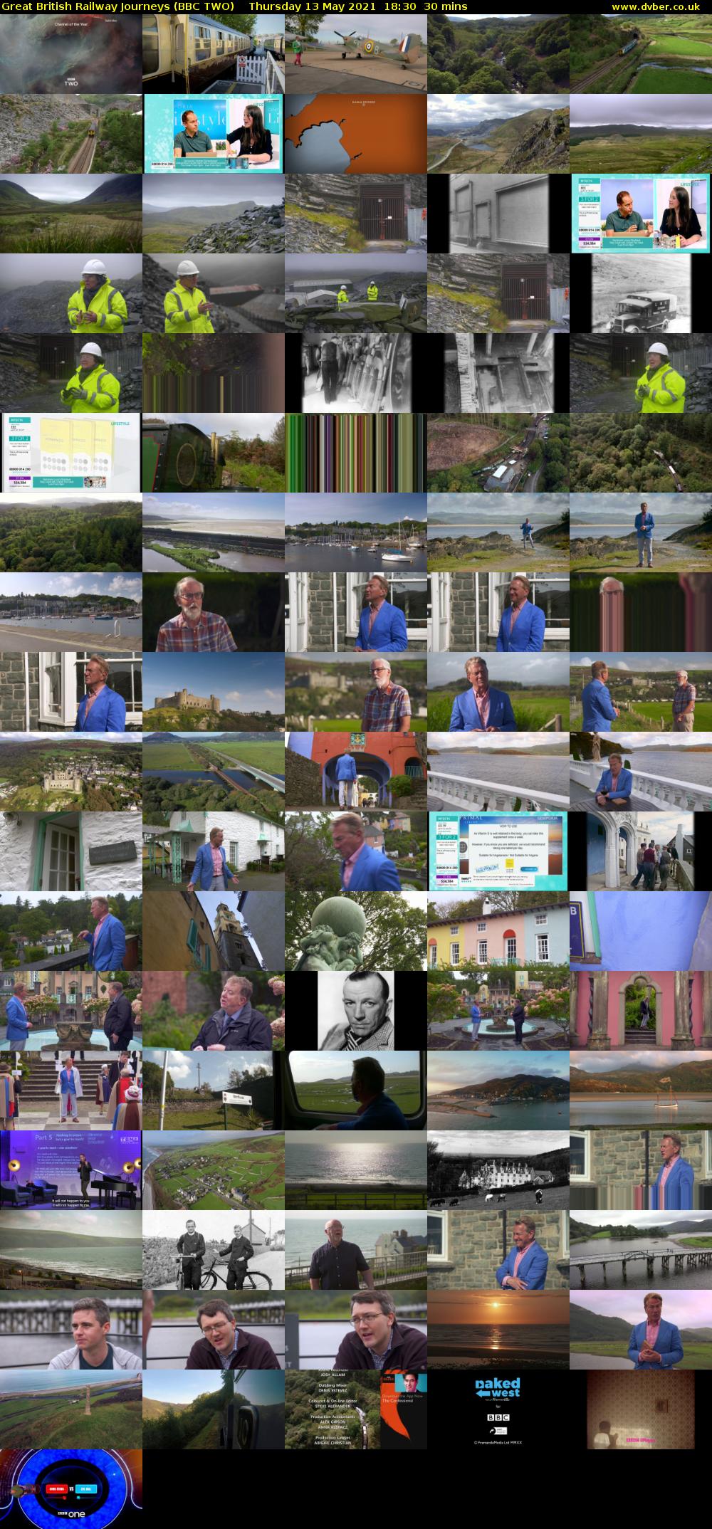 Great British Railway Journeys (BBC TWO) Thursday 13 May 2021 18:30 - 19:00