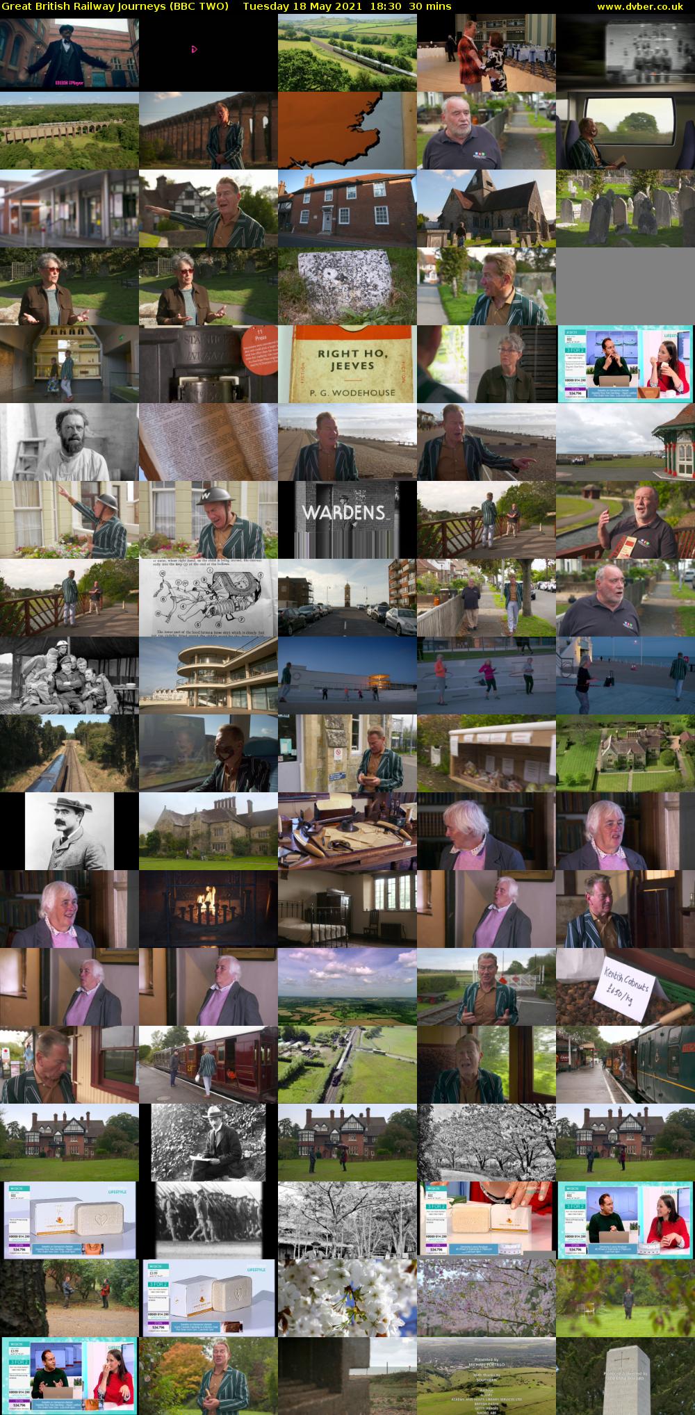 Great British Railway Journeys (BBC TWO) Tuesday 18 May 2021 18:30 - 19:00