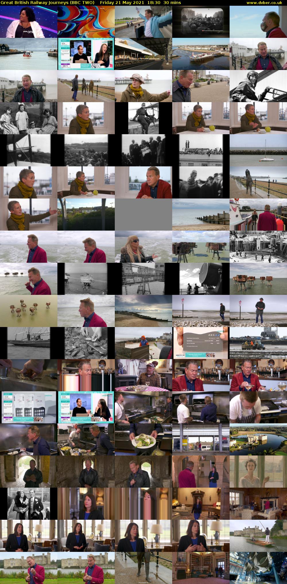 Great British Railway Journeys (BBC TWO) Friday 21 May 2021 18:30 - 19:00
