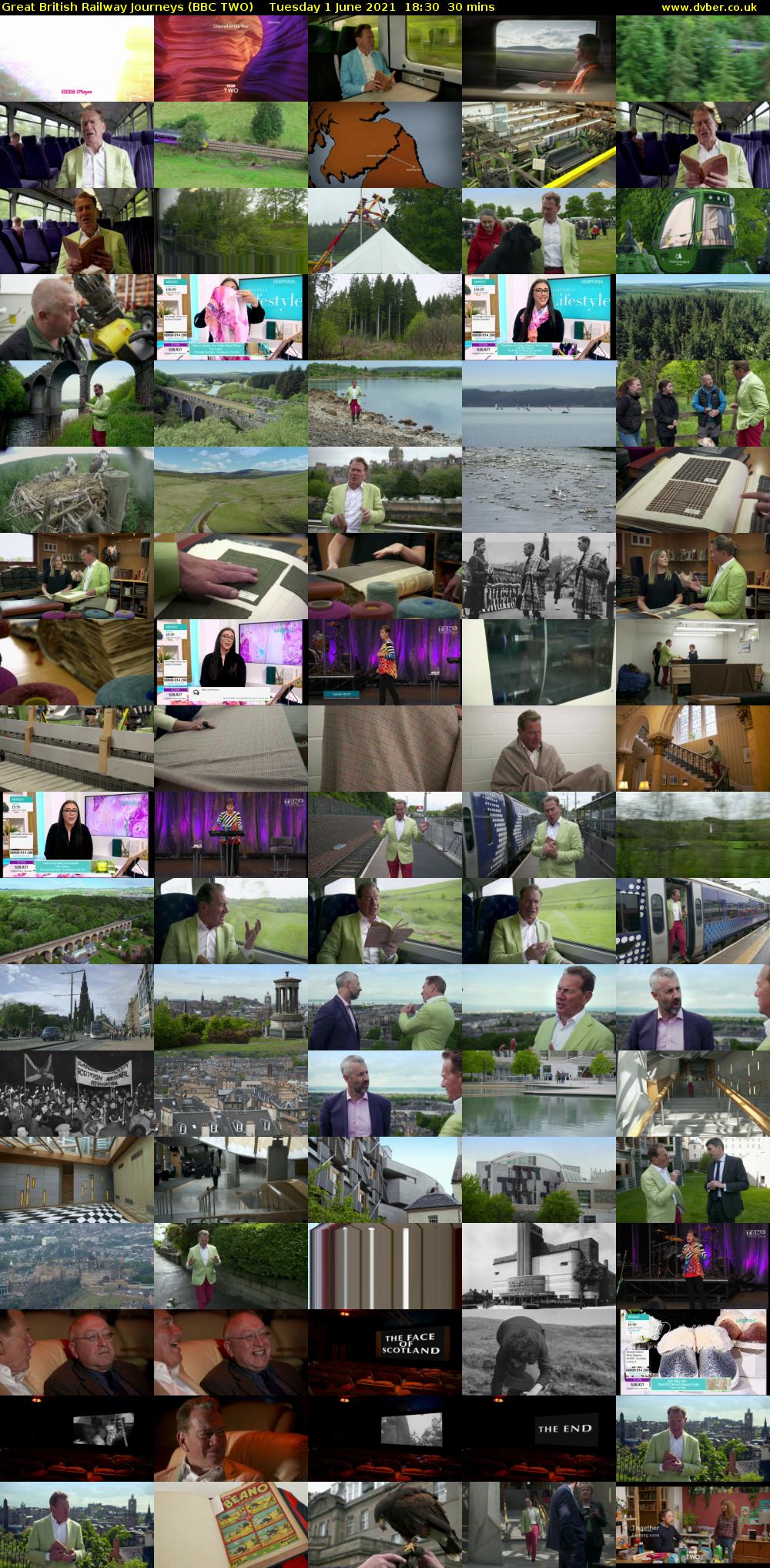 Great British Railway Journeys (BBC TWO) Tuesday 1 June 2021 18:30 - 19:00