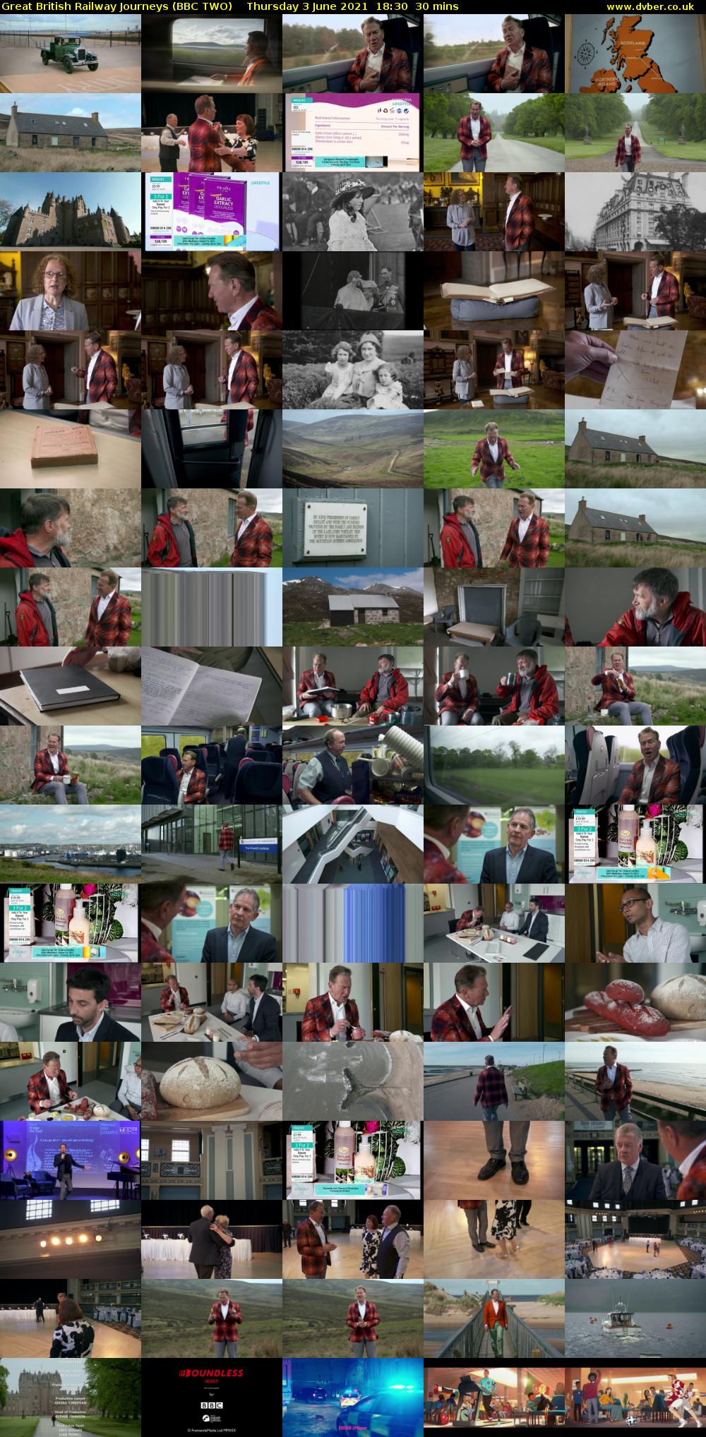 Great British Railway Journeys (BBC TWO) Thursday 3 June 2021 18:30 - 19:00