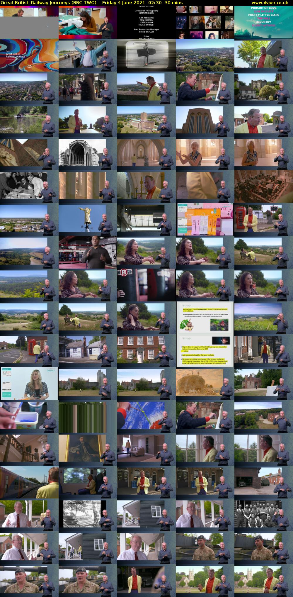 Great British Railway Journeys (BBC TWO) Friday 4 June 2021 02:30 - 03:00