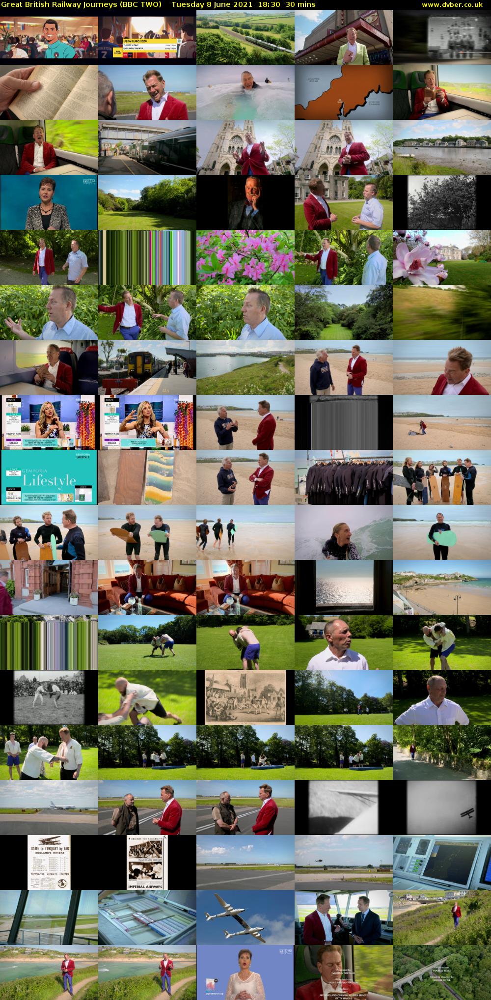 Great British Railway Journeys (BBC TWO) Tuesday 8 June 2021 18:30 - 19:00