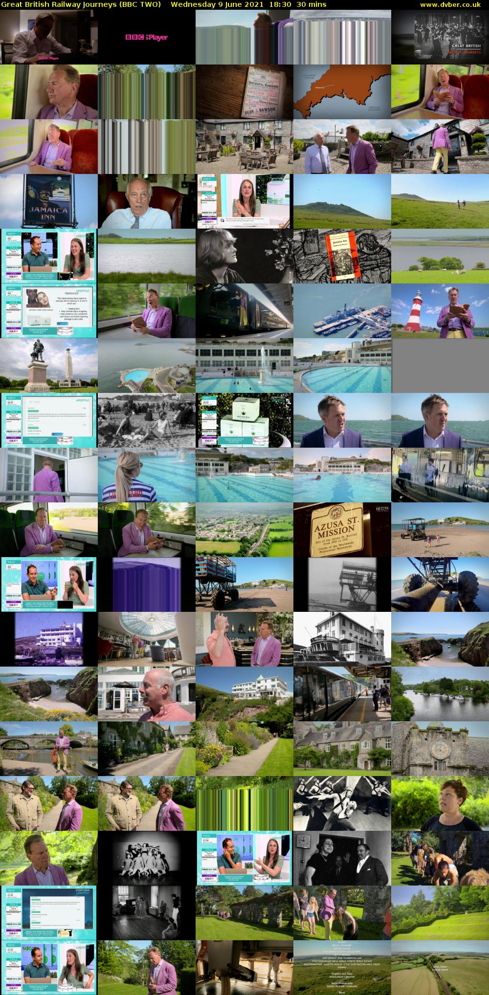 Great British Railway Journeys (BBC TWO) Wednesday 9 June 2021 18:30 - 19:00