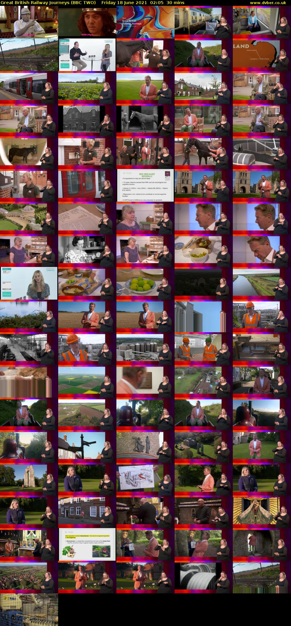 Great British Railway Journeys (BBC TWO) Friday 18 June 2021 02:05 - 02:35
