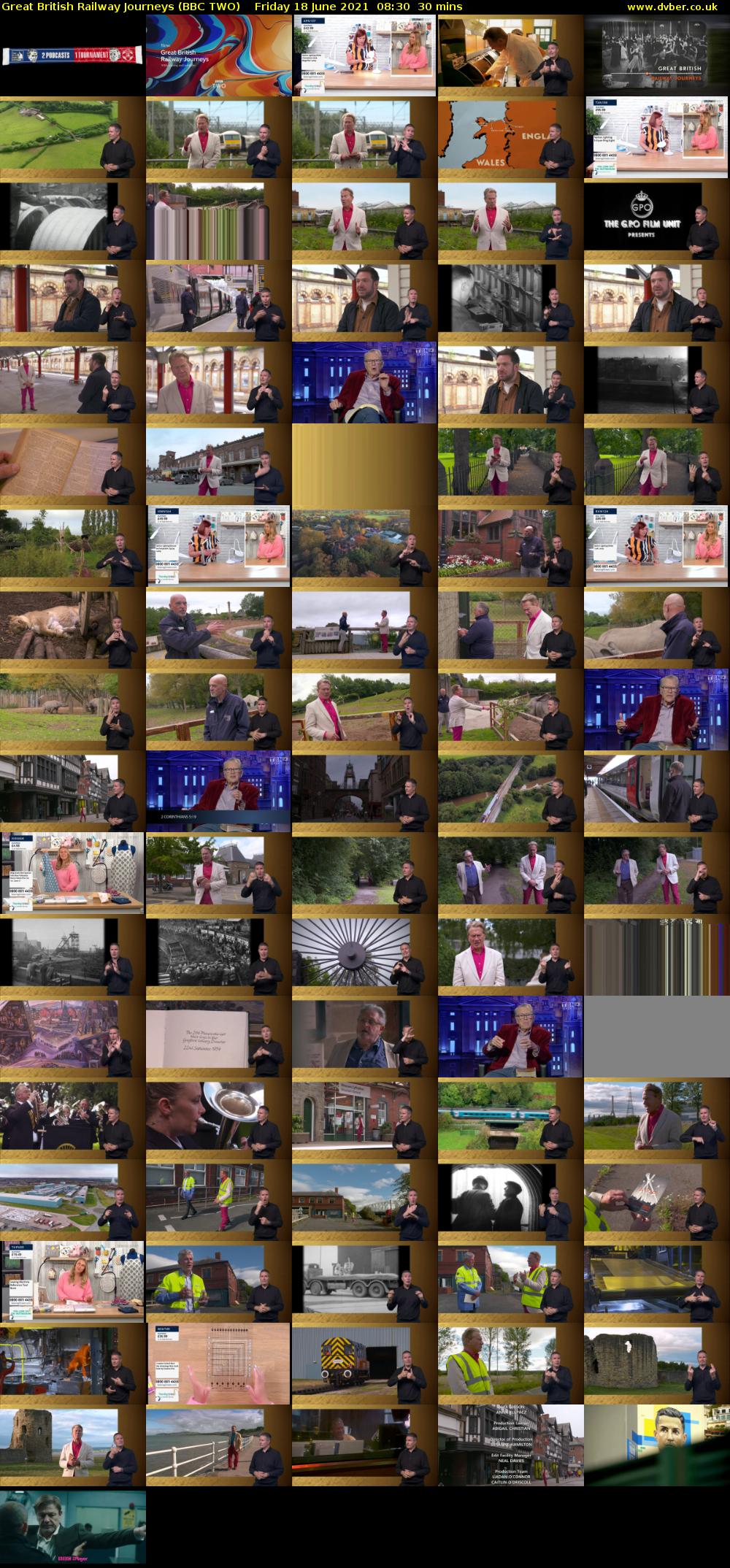 Great British Railway Journeys (BBC TWO) Friday 18 June 2021 08:30 - 09:00