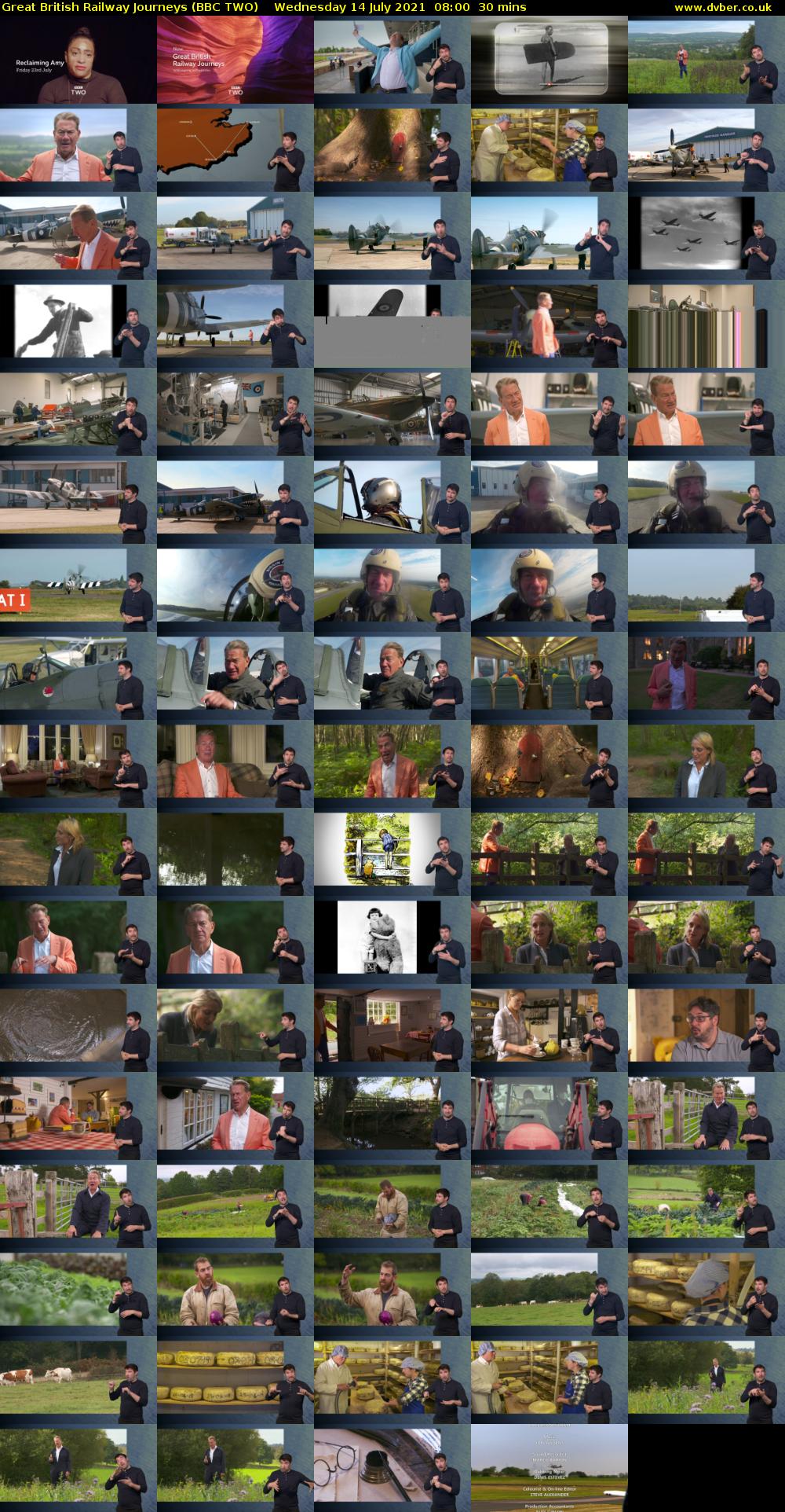 Great British Railway Journeys (BBC TWO) Wednesday 14 July 2021 08:00 - 08:30