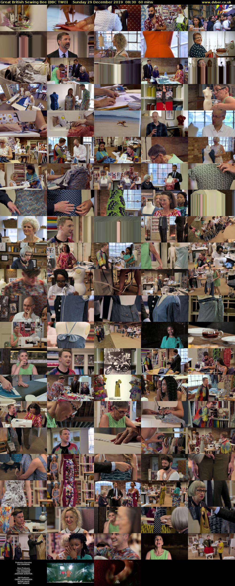 Great British Sewing Bee (BBC TWO) Sunday 29 December 2019 08:30 - 09:30