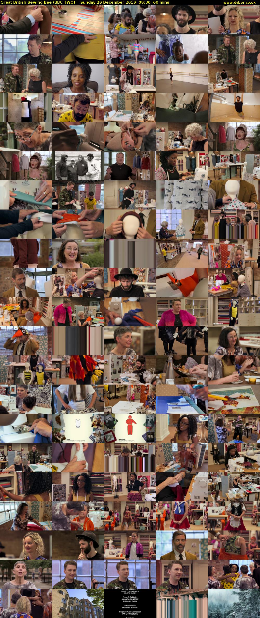 Great British Sewing Bee (BBC TWO) Sunday 29 December 2019 09:30 - 10:30