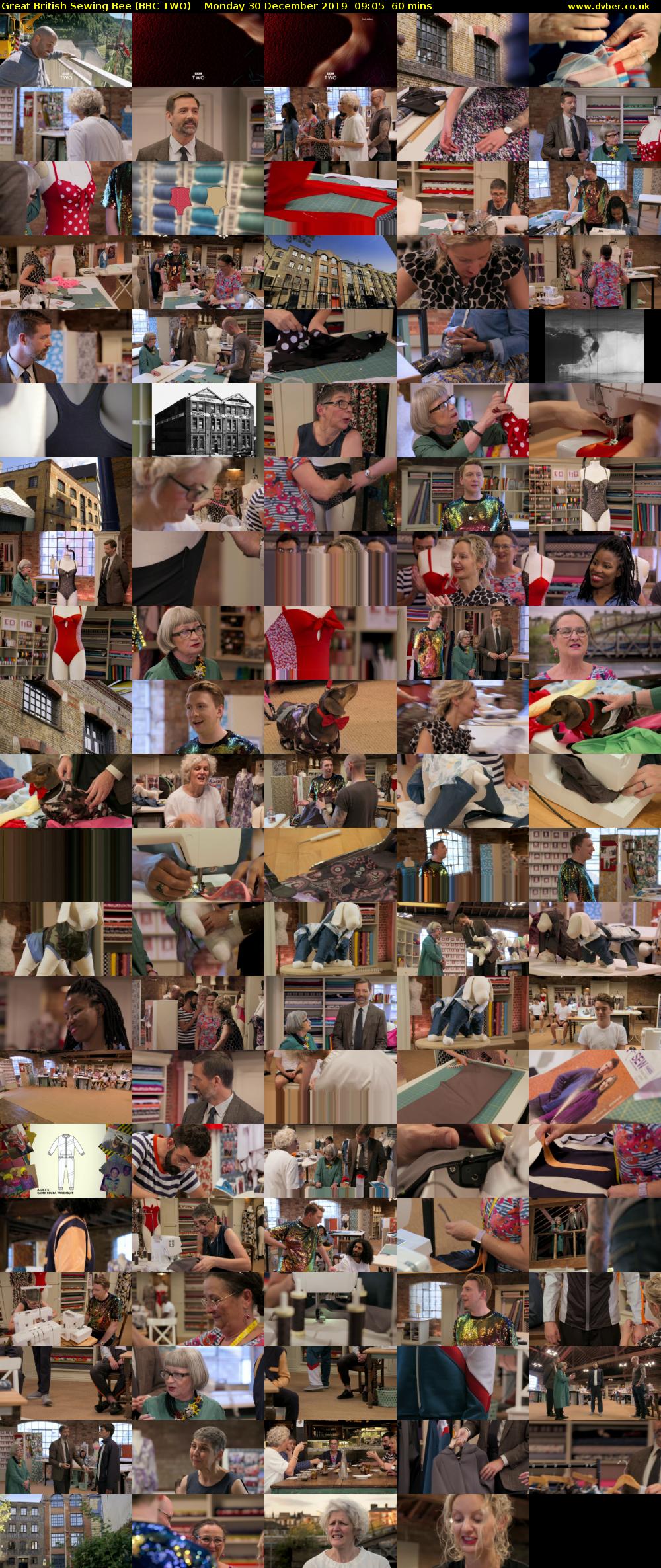 Great British Sewing Bee (BBC TWO) Monday 30 December 2019 09:05 - 10:05