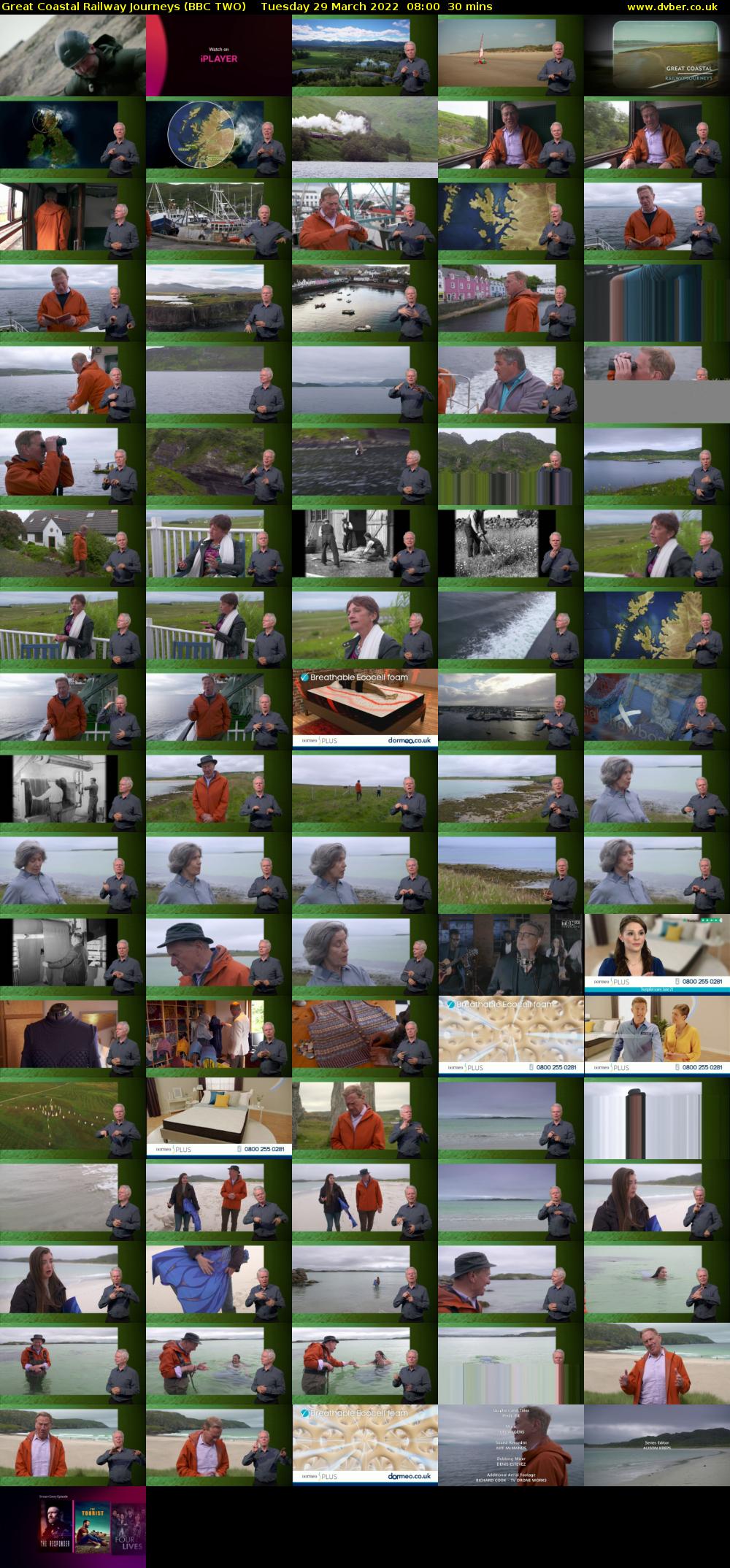 Great Coastal Railway Journeys (BBC TWO) Tuesday 29 March 2022 08:00 - 08:30