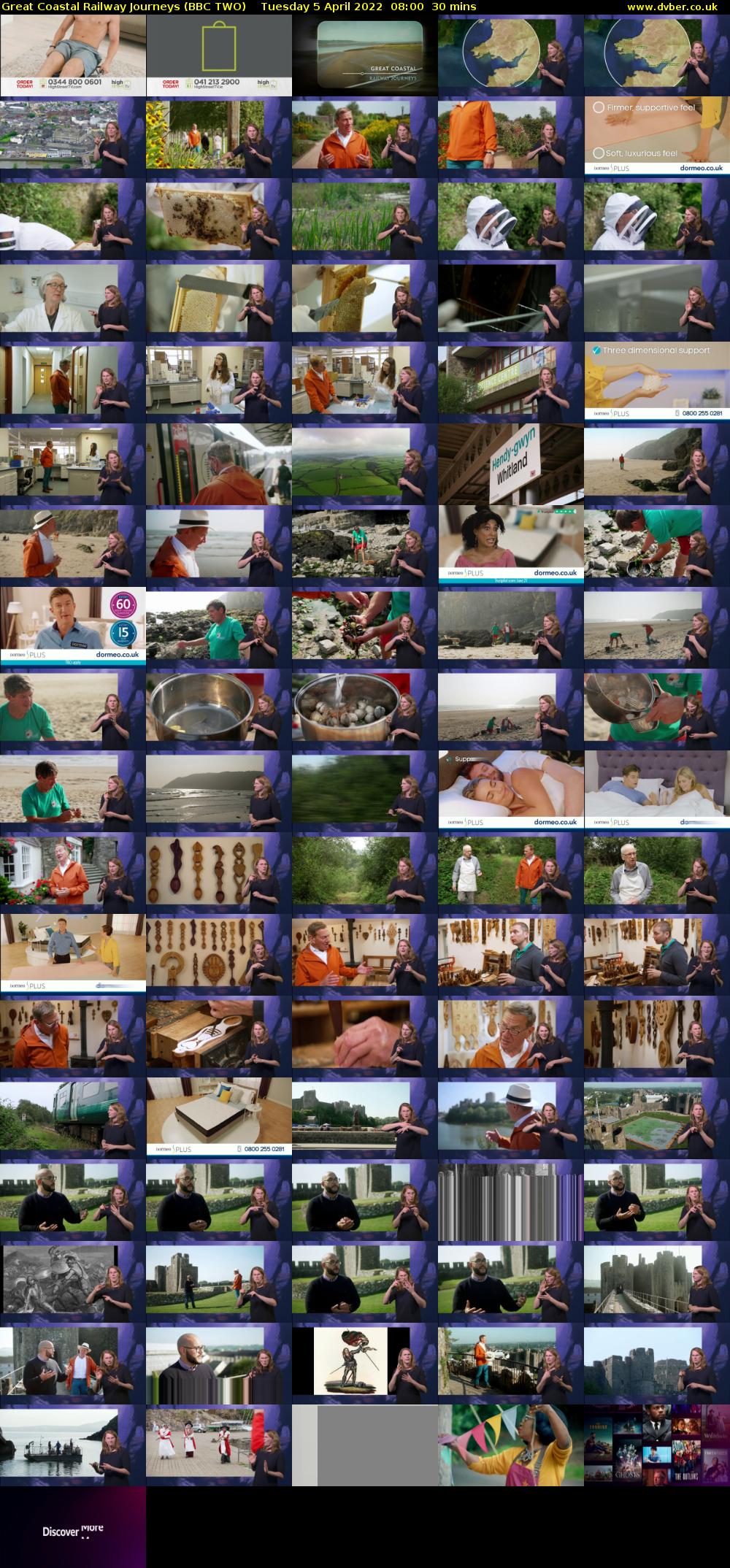 Great Coastal Railway Journeys (BBC TWO) Tuesday 5 April 2022 08:00 - 08:30