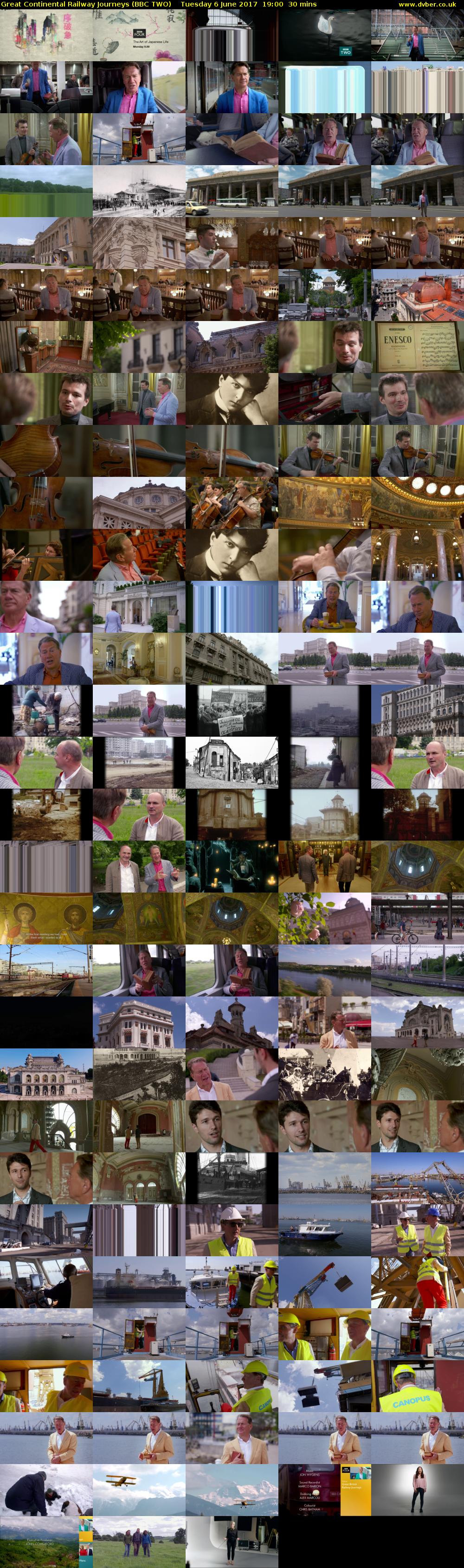 Great Continental Railway Journeys (BBC TWO) Tuesday 6 June 2017 19:00 - 19:30