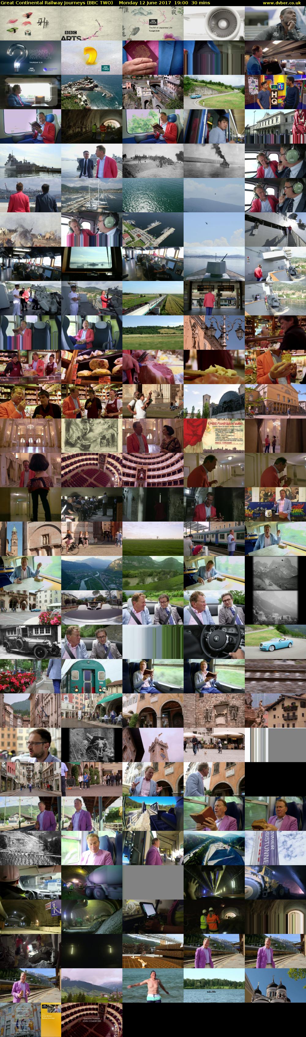 Great Continental Railway Journeys (BBC TWO) Monday 12 June 2017 19:00 - 19:30