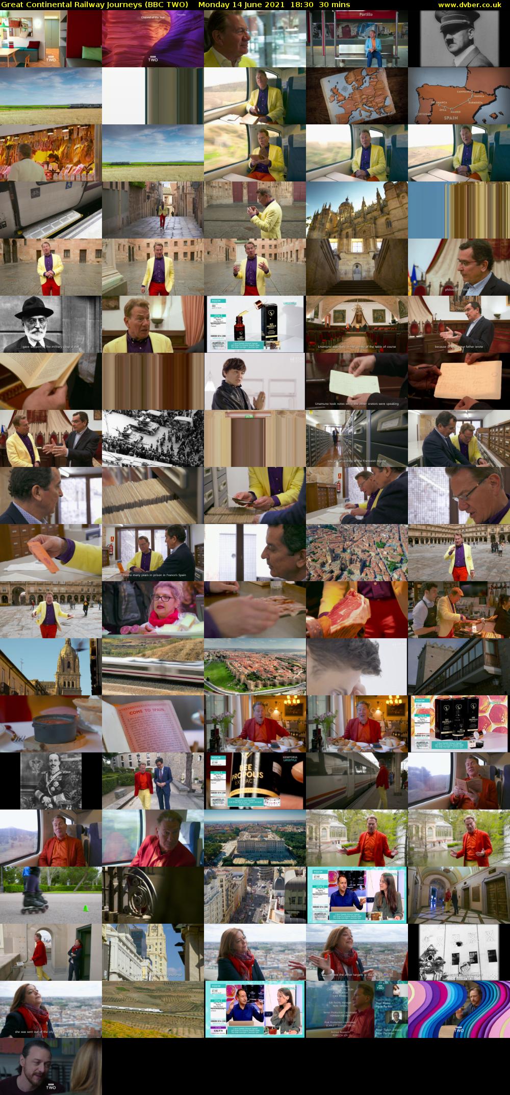 Great Continental Railway Journeys (BBC TWO) Monday 14 June 2021 18:30 - 19:00