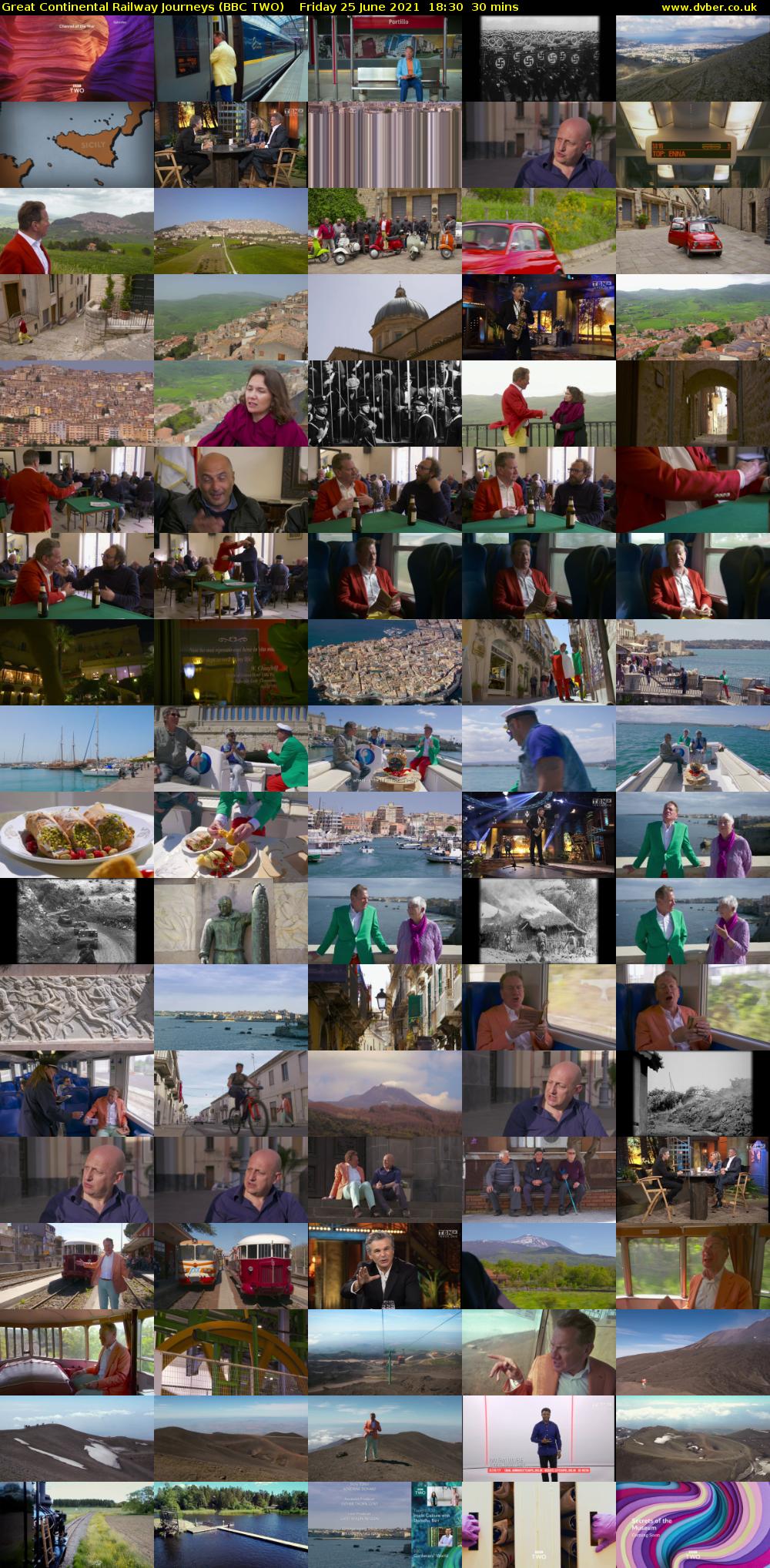 Great Continental Railway Journeys (BBC TWO) Friday 25 June 2021 18:30 - 19:00