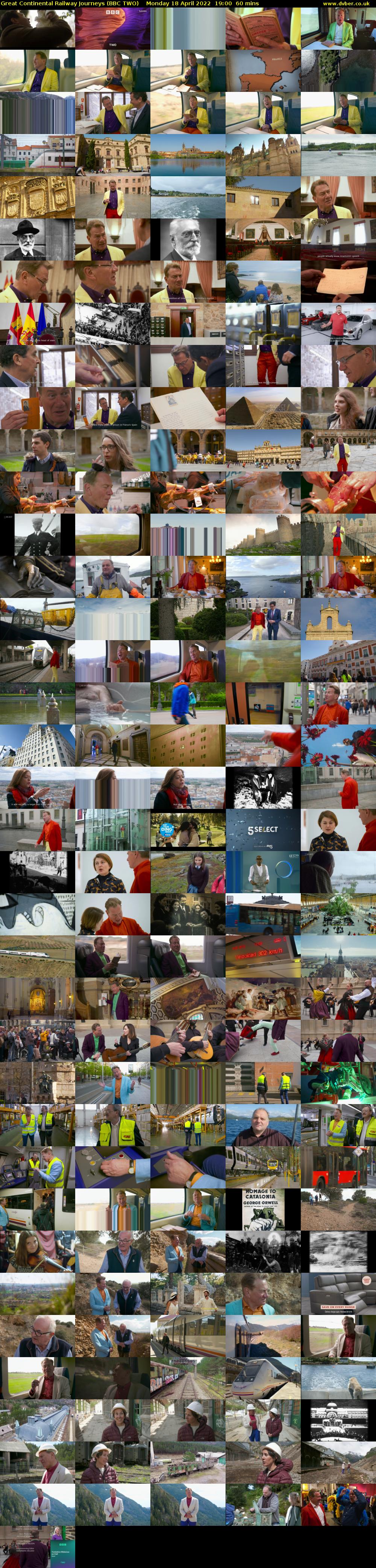 Great Continental Railway Journeys (BBC TWO) Monday 18 April 2022 19:00 - 20:00