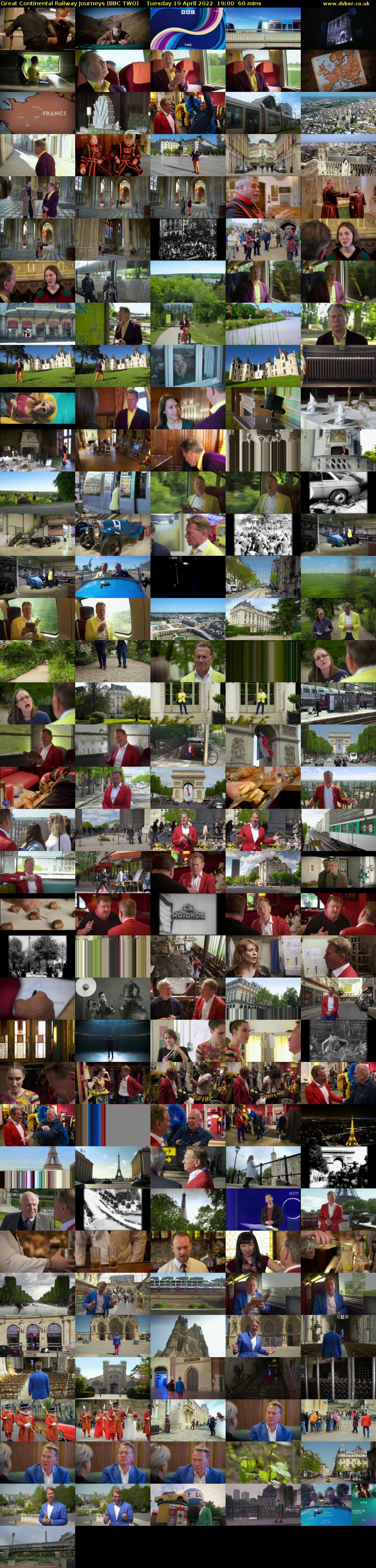 Great Continental Railway Journeys (BBC TWO) Tuesday 19 April 2022 19:00 - 20:00