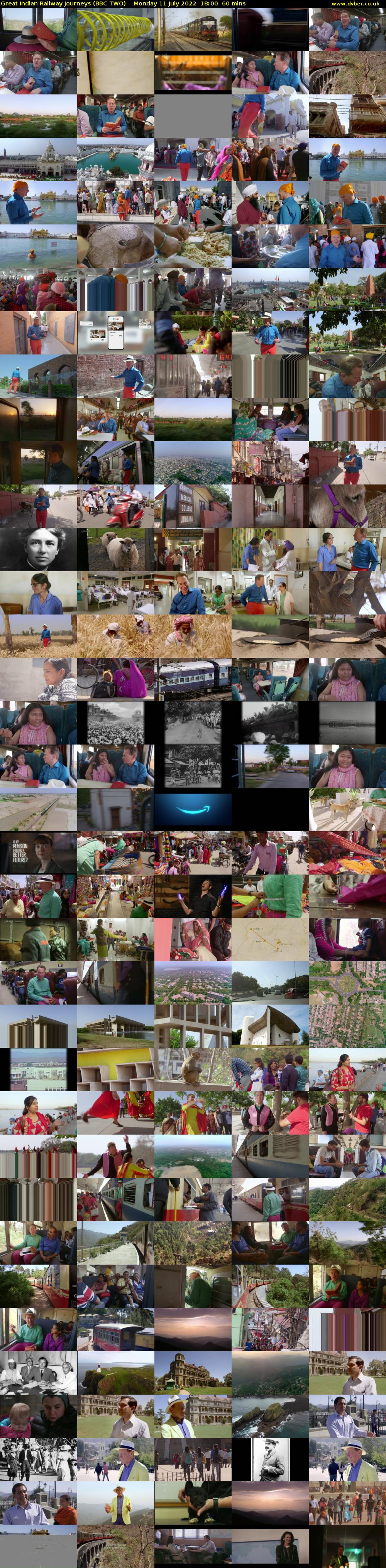 Great Indian Railway Journeys (BBC TWO) Monday 11 July 2022 18:00 - 19:00