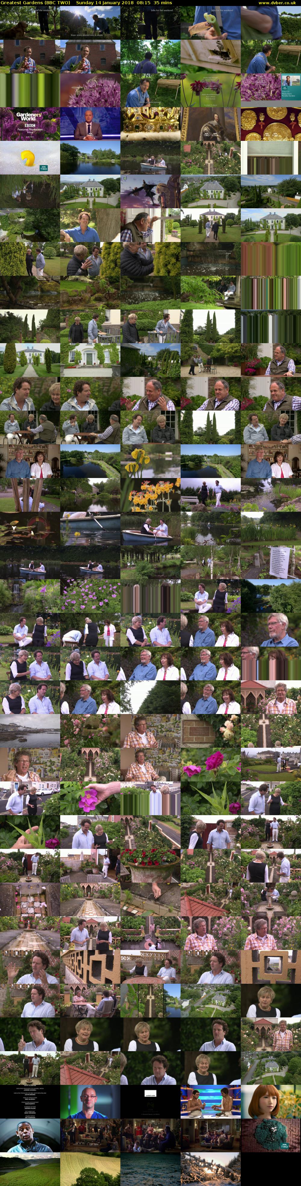 Greatest Gardens (BBC TWO) Sunday 14 January 2018 08:15 - 08:50