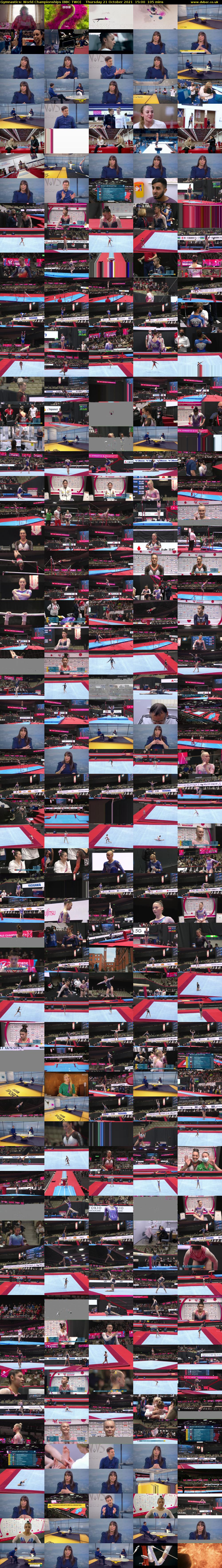 Gymnastics: World Championships (BBC TWO) Thursday 21 October 2021 15:00 - 16:45