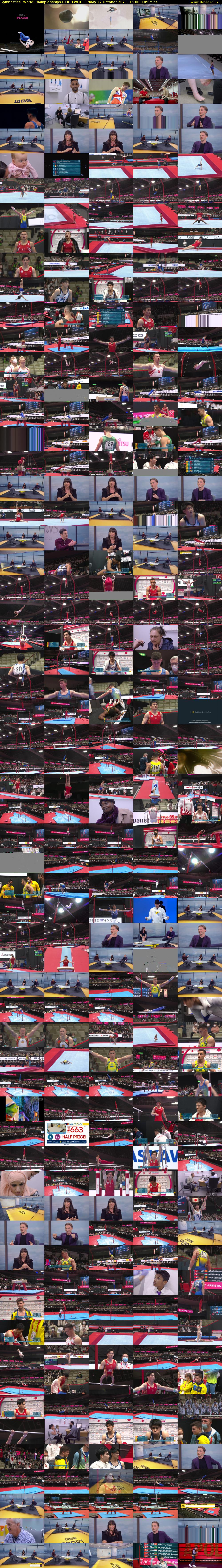 Gymnastics: World Championships (BBC TWO) Friday 22 October 2021 15:00 - 16:45