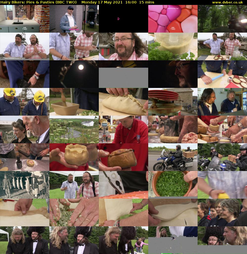 Hairy Bikers: Pies & Pasties (BBC TWO) Monday 17 May 2021 16:00 - 16:15