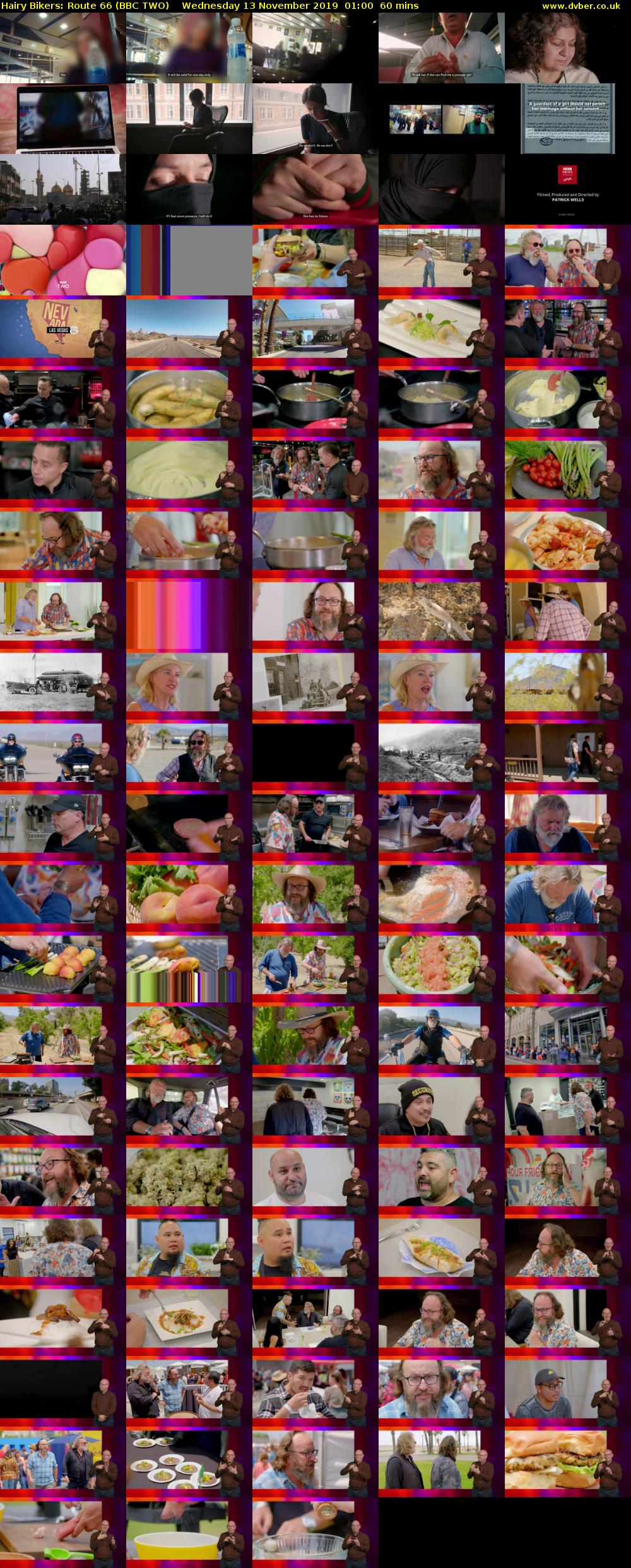 Hairy Bikers: Route 66 (BBC TWO) Wednesday 13 November 2019 01:00 - 02:00