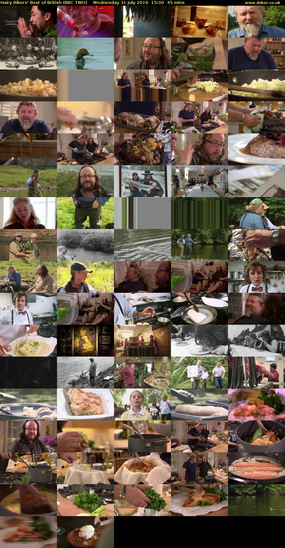 Hairy Bikers' Best of British (BBC TWO) Wednesday 31 July 2019 15:00 - 15:45