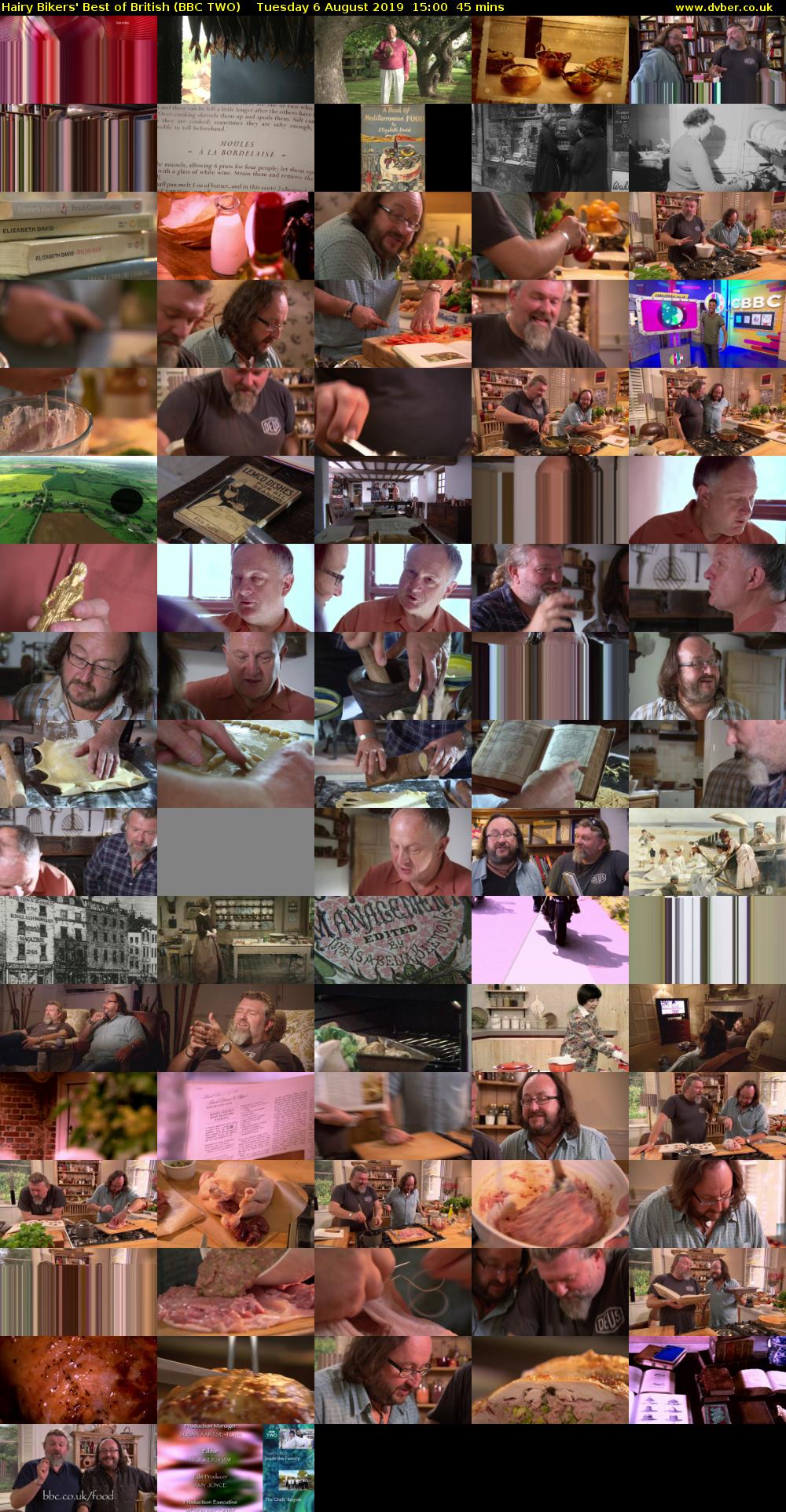 Hairy Bikers' Best of British (BBC TWO) Tuesday 6 August 2019 15:00 - 15:45