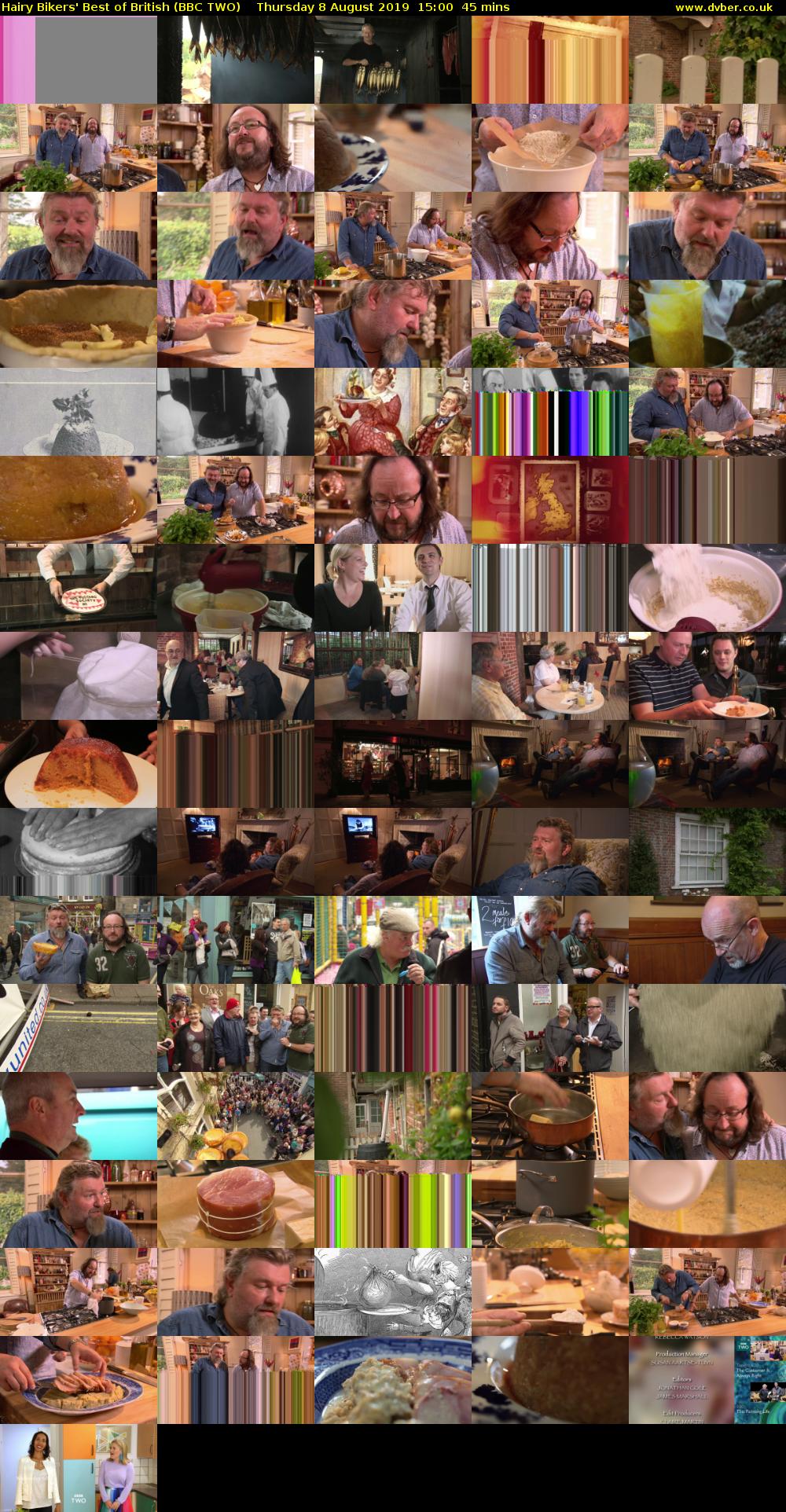 Hairy Bikers' Best of British (BBC TWO) Thursday 8 August 2019 15:00 - 15:45