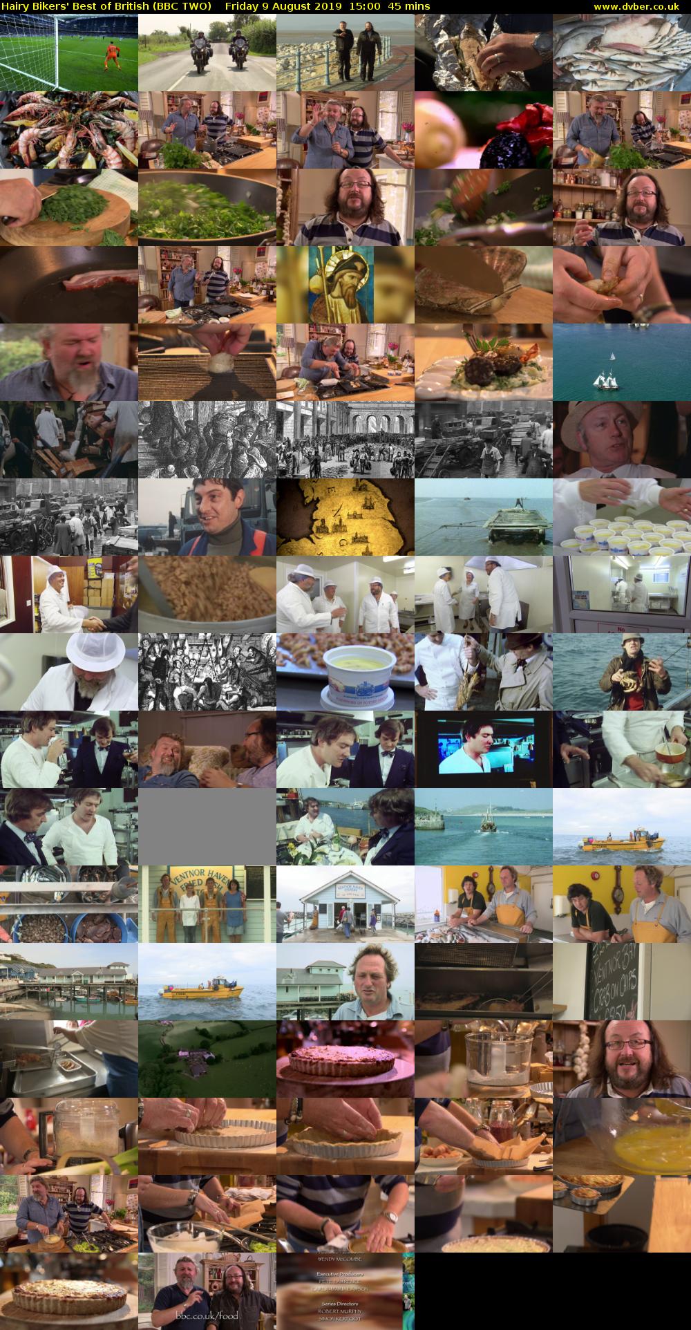 Hairy Bikers' Best of British (BBC TWO) Friday 9 August 2019 15:00 - 15:45