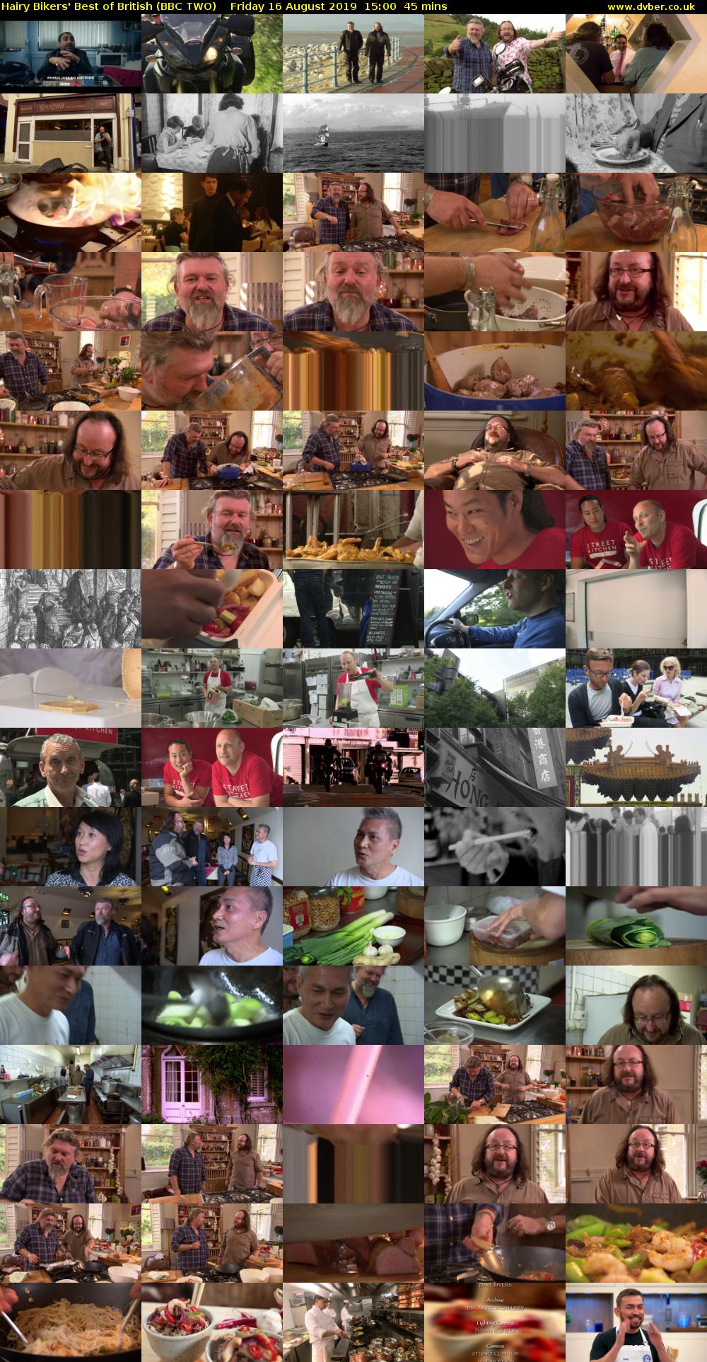 Hairy Bikers' Best of British (BBC TWO) Friday 16 August 2019 15:00 - 15:45