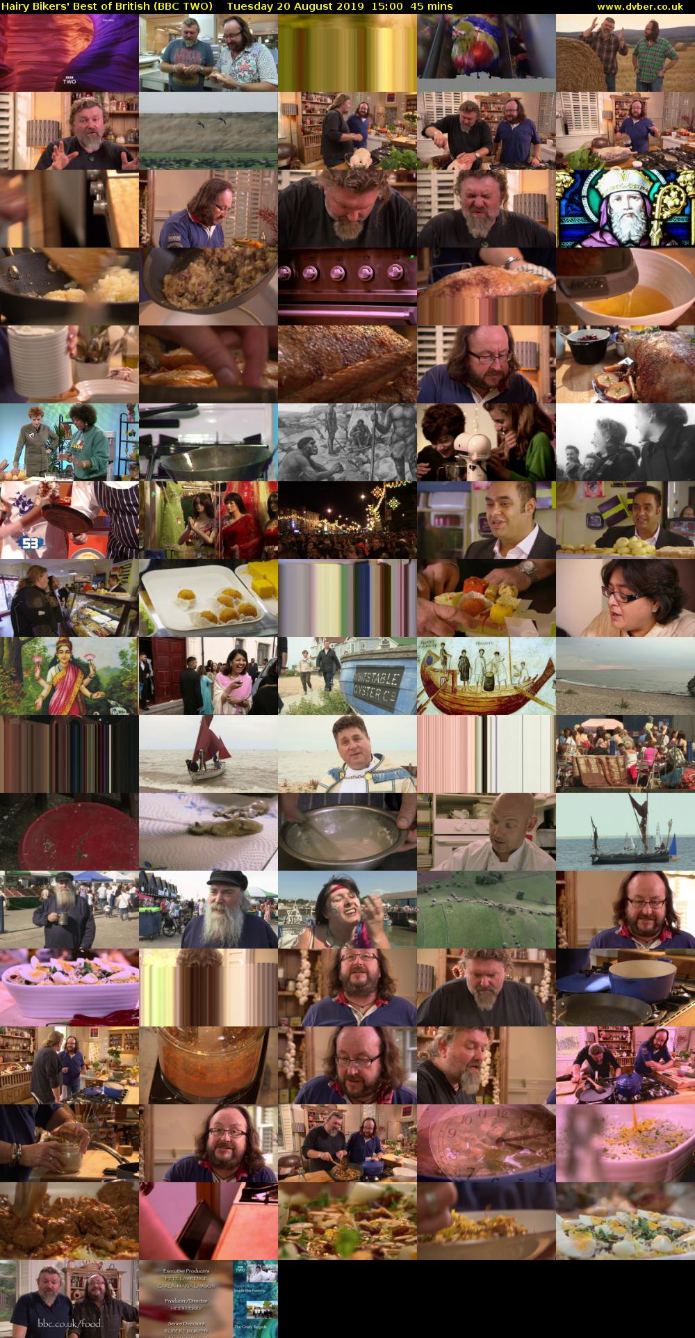 Hairy Bikers' Best of British (BBC TWO) Tuesday 20 August 2019 15:00 - 15:45