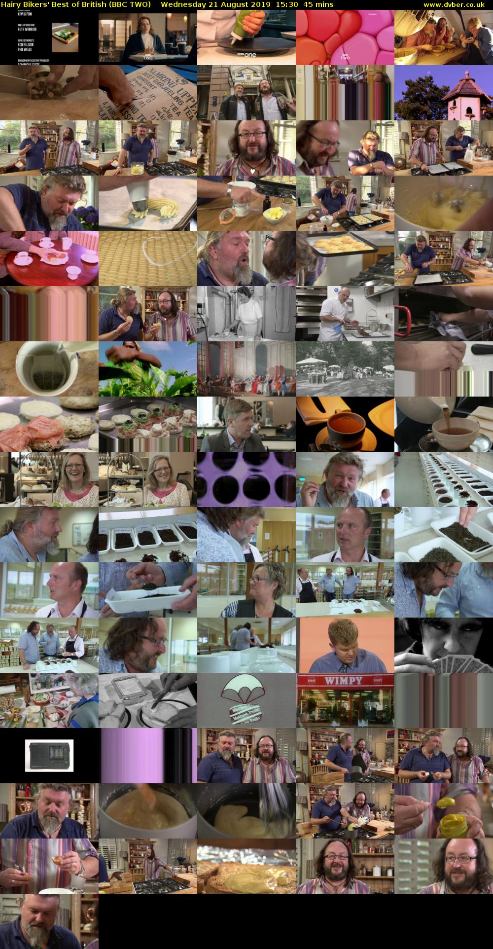 Hairy Bikers' Best of British (BBC TWO) Wednesday 21 August 2019 15:30 - 16:15