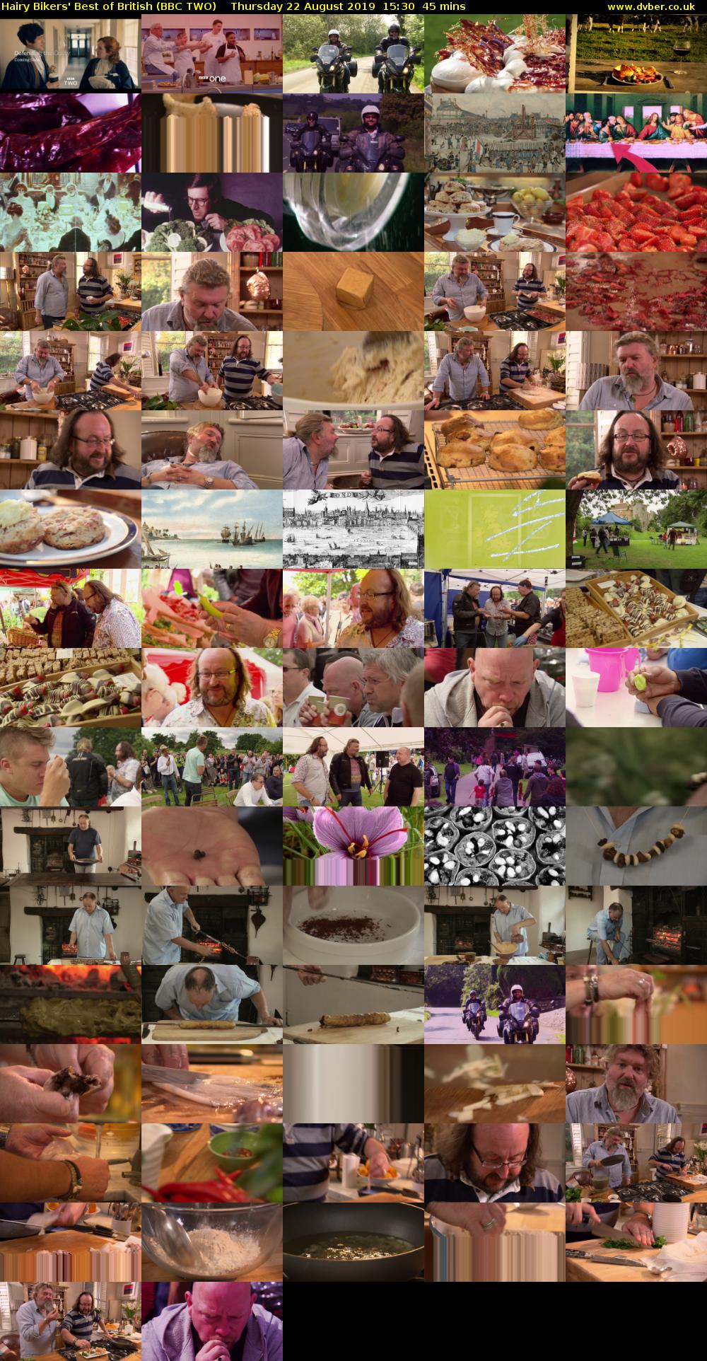 Hairy Bikers' Best of British (BBC TWO) Thursday 22 August 2019 15:30 - 16:15
