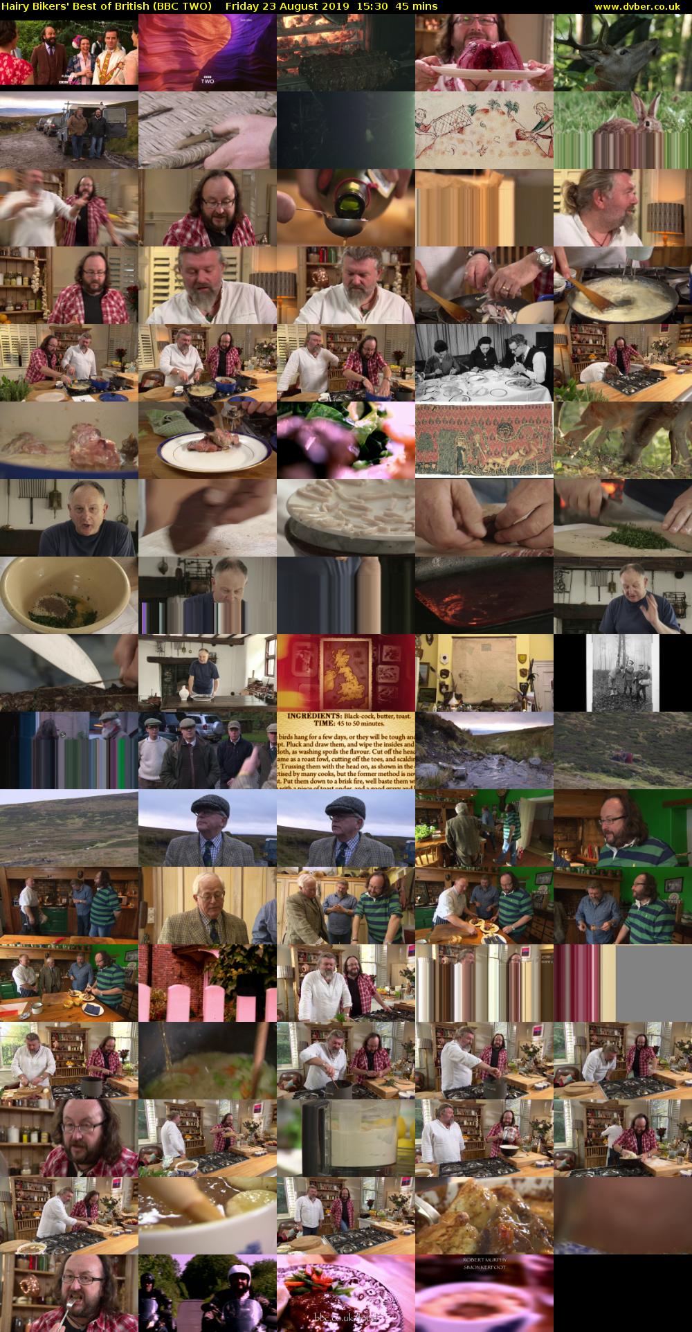 Hairy Bikers' Best of British (BBC TWO) Friday 23 August 2019 15:30 - 16:15