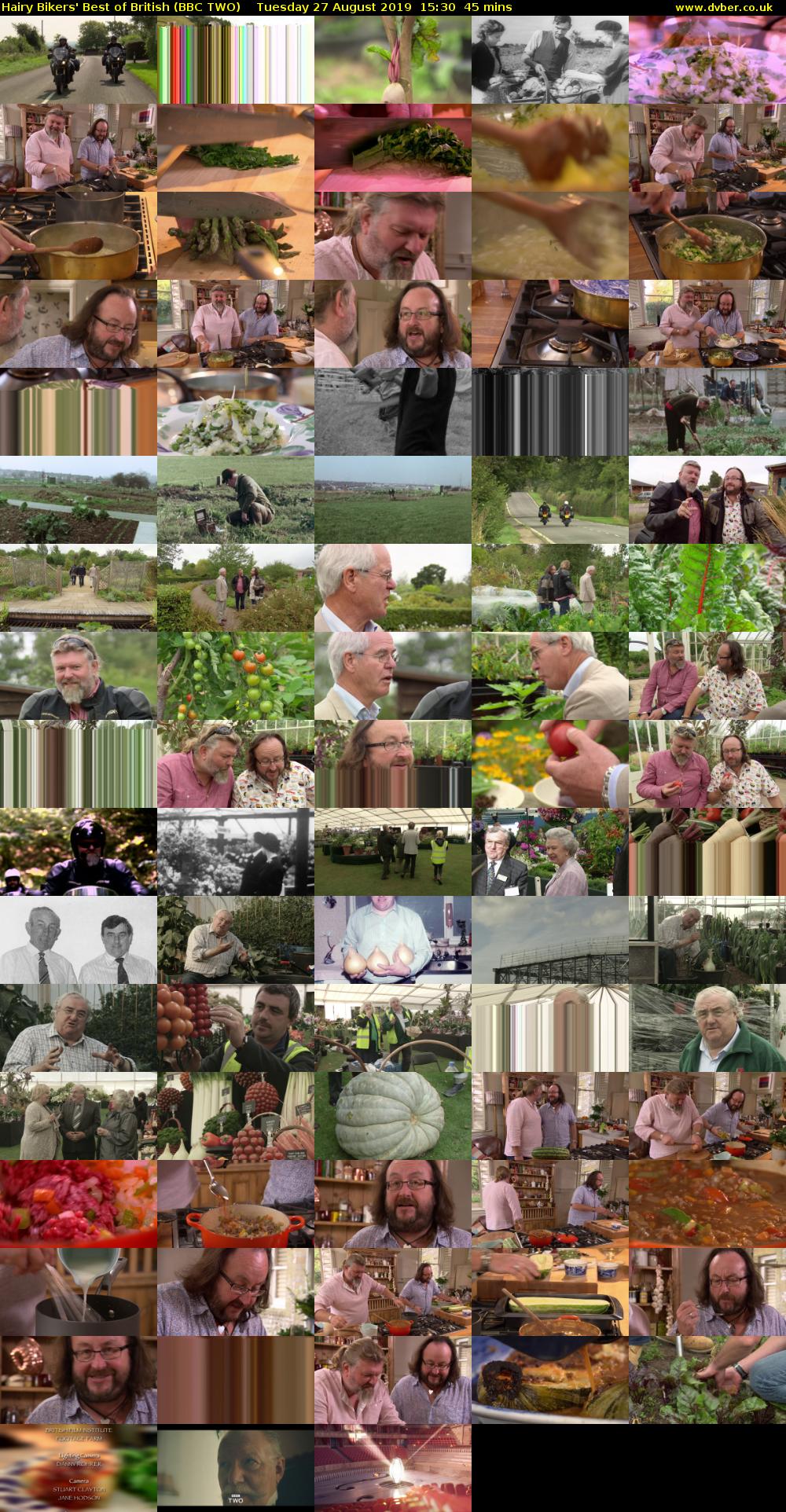 Hairy Bikers' Best of British (BBC TWO) Tuesday 27 August 2019 15:30 - 16:15