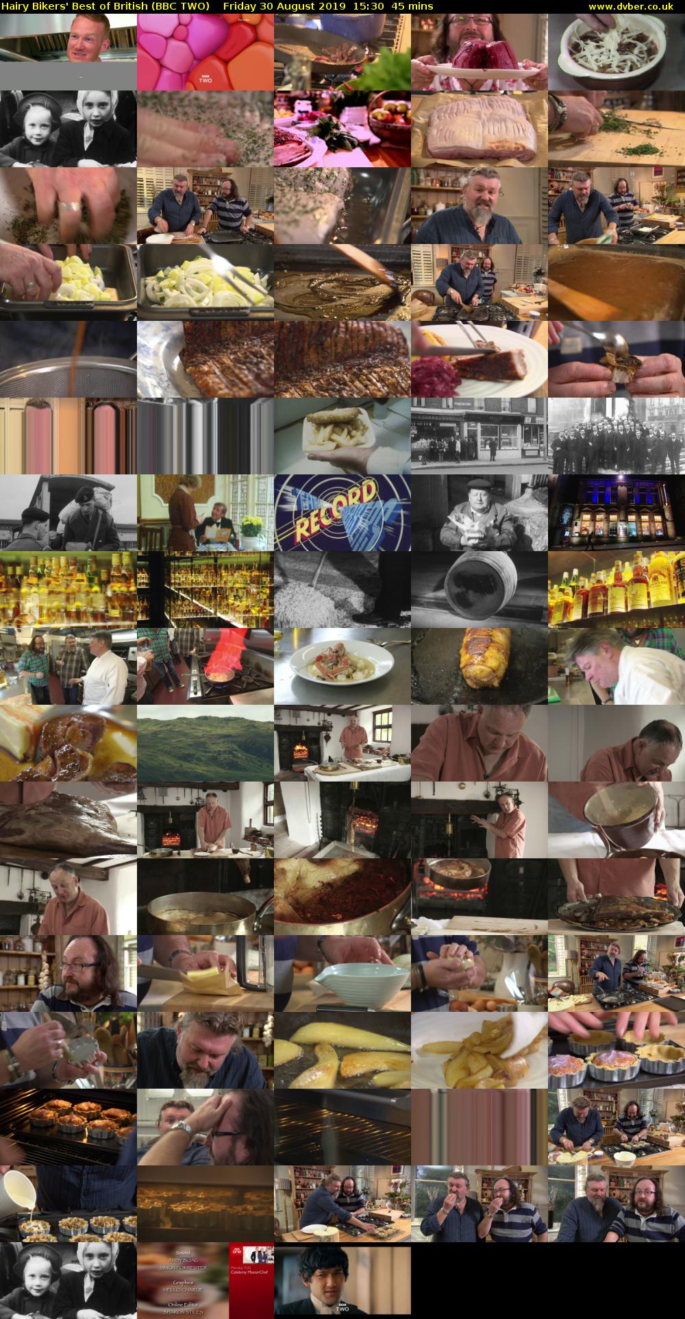 Hairy Bikers' Best of British (BBC TWO) Friday 30 August 2019 15:30 - 16:15