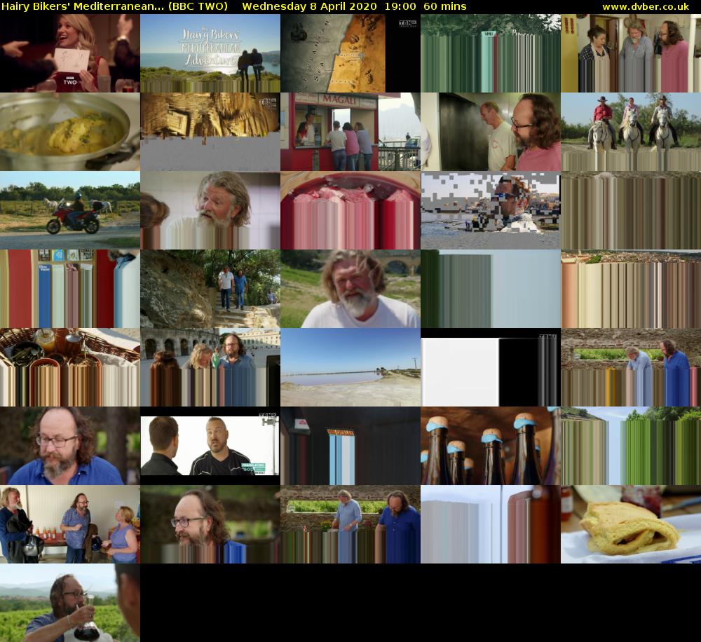 Hairy Bikers' Mediterranean... (BBC TWO) Wednesday 8 April 2020 19:00 - 20:00